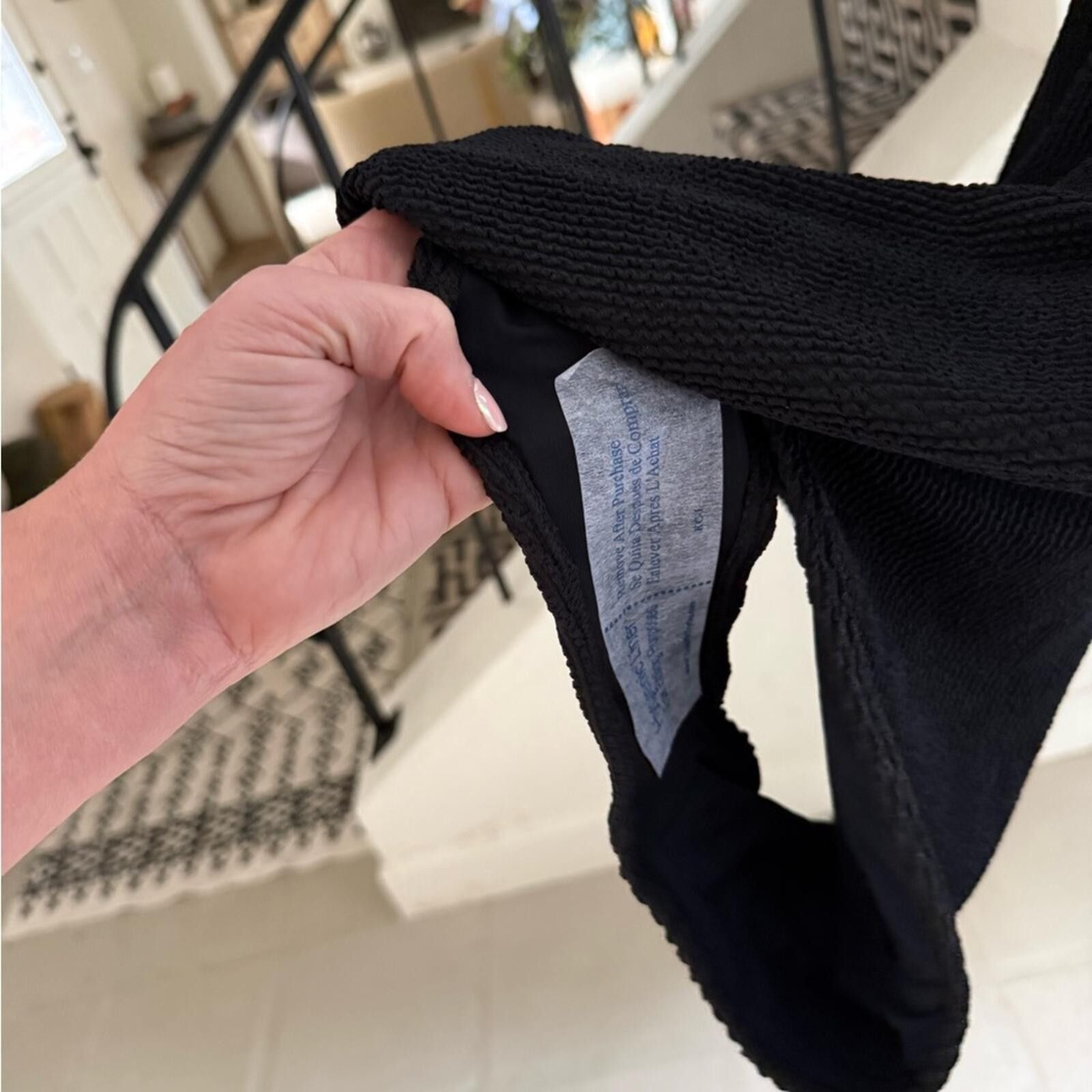 Other Good American $119 Always Fits Black High Cut One Piece S/M Size ONE SIZE - 8 Thumbnail