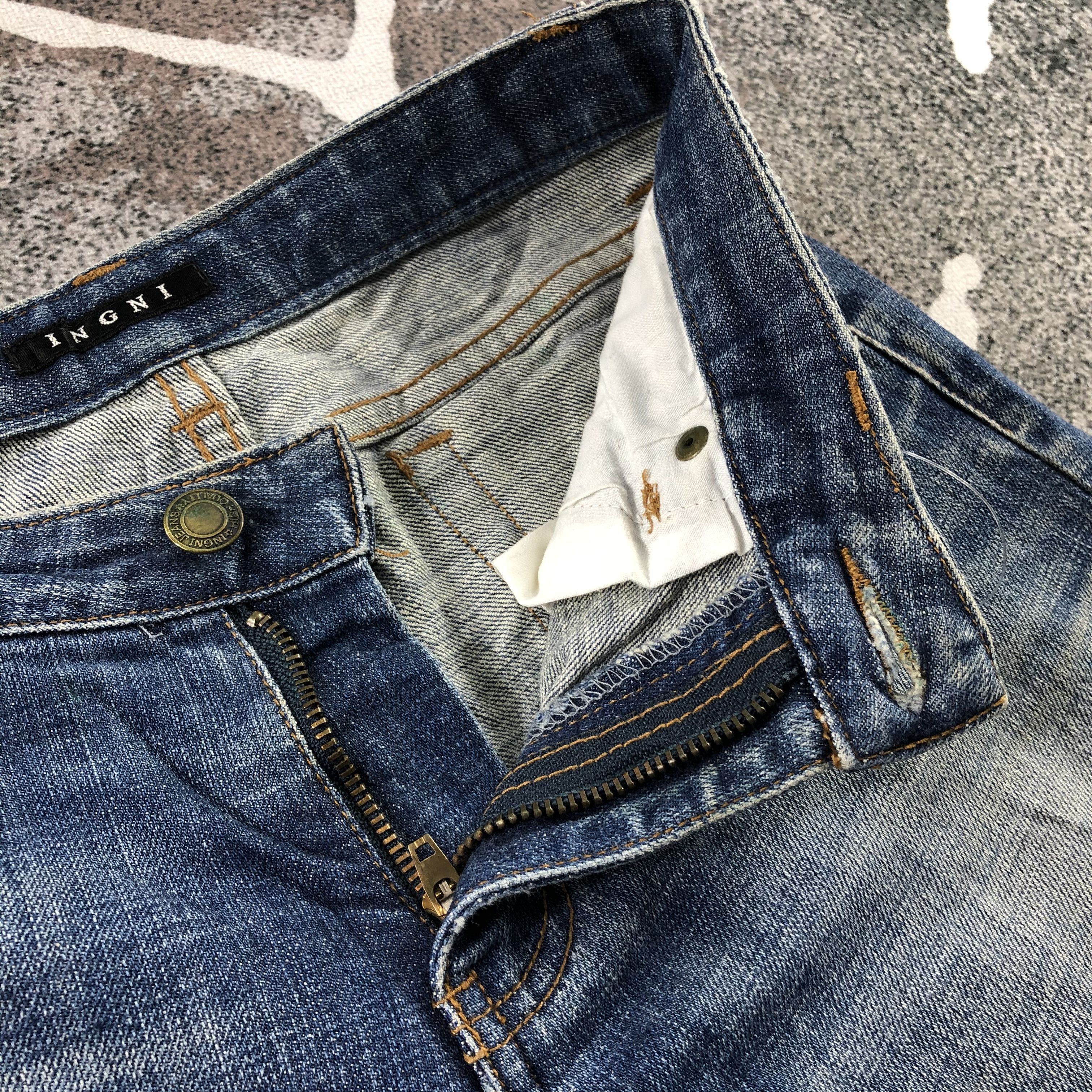 Japanese Brand Japanese Brand Ingni Jeans Flare Denim KJ1245 Size US 28 / EU 44 - 8 Thumbnail