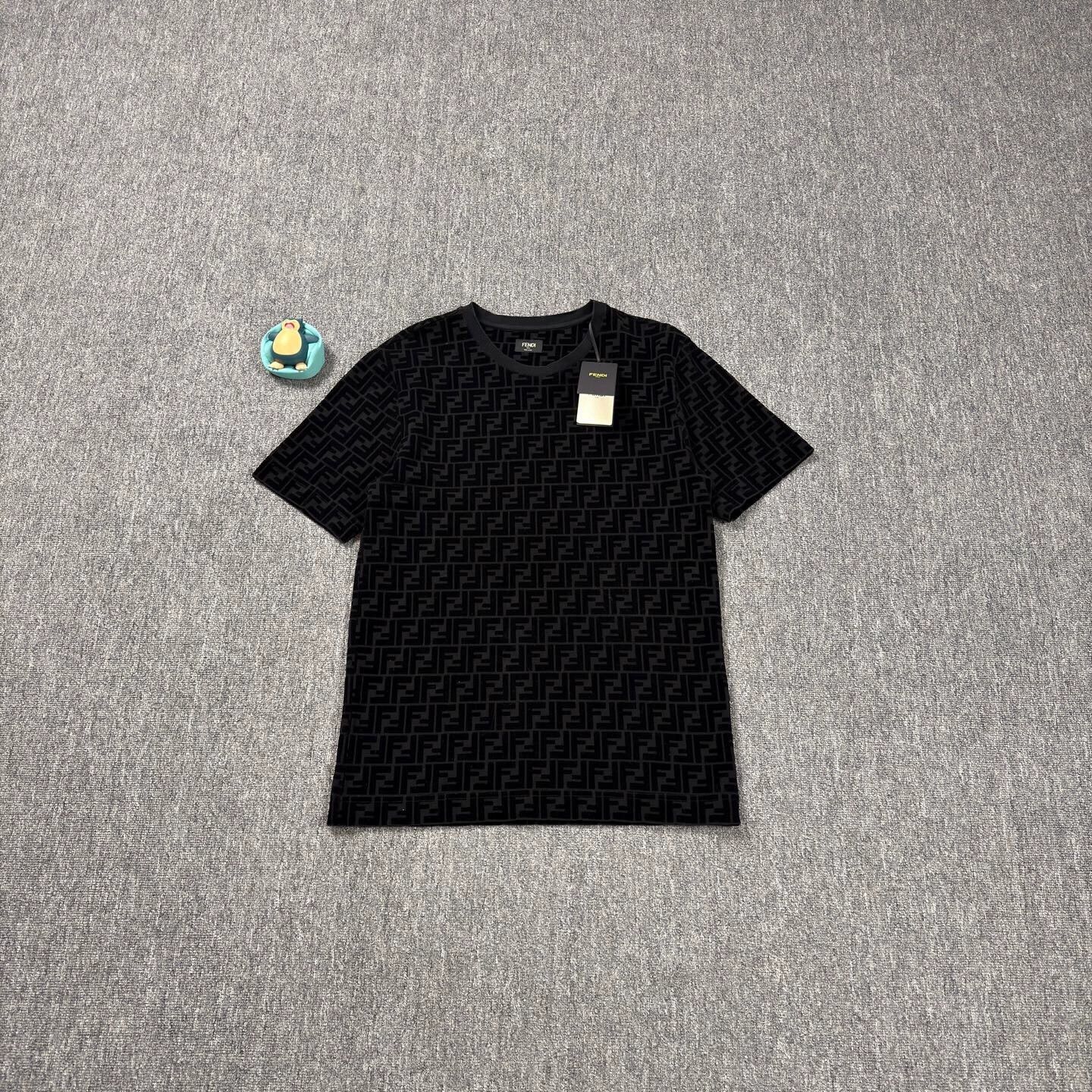 Fendi × Karl Lagerfeld Fendi Karl Loves Fendi Black Tee | Grailed