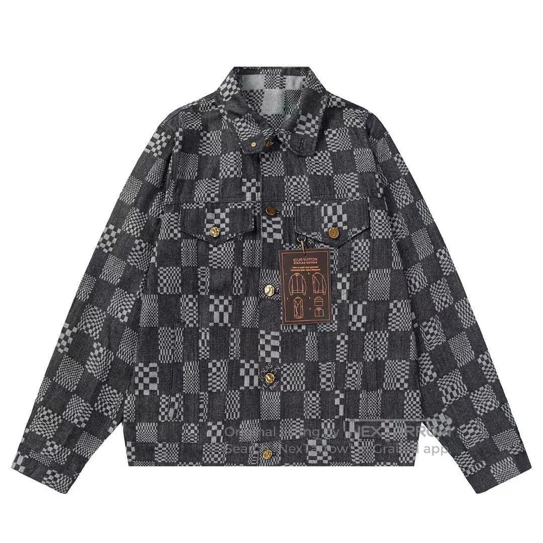 Louis Vuitton lv denim jacket with unique pattern. Size US L / EU 52-54 / 3 - 6 Thumbnail