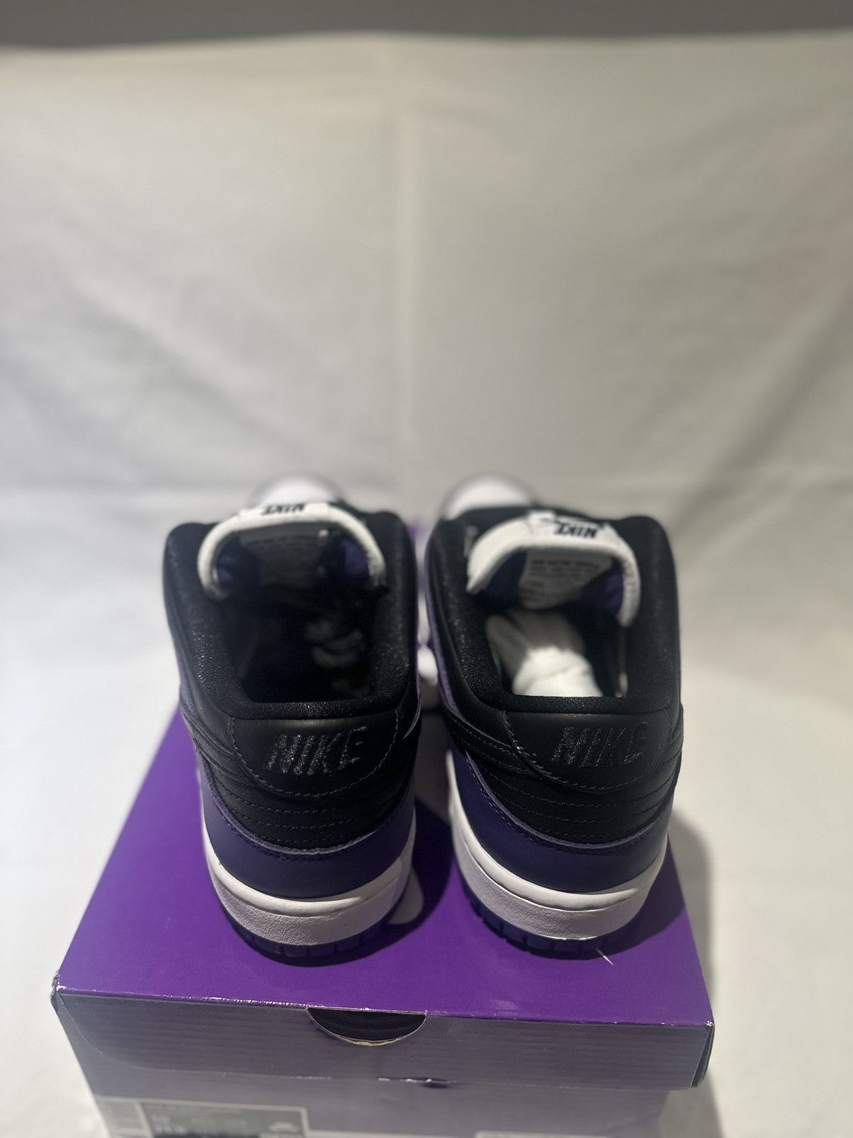 Nike Nike SB Dunk Low Court Purple Size US 10 / EU 43 - 4 Thumbnail