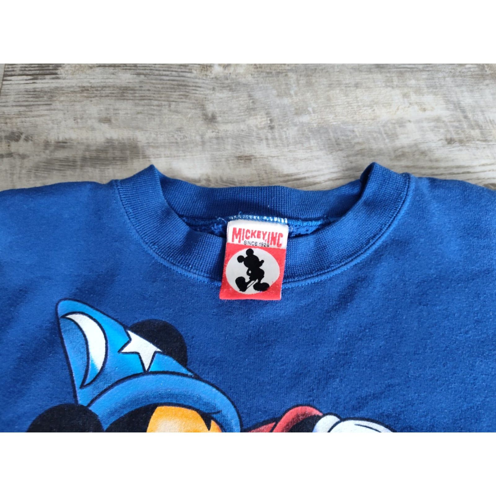 Disney VINTAGE Mickey Mouse Walt Disney World 25th Anniversary Sweatshirt XL Blue Disney Men Sweatshirt Graphic Print USA Size US XL / EU 56 / 4 - 7 Thumbnail