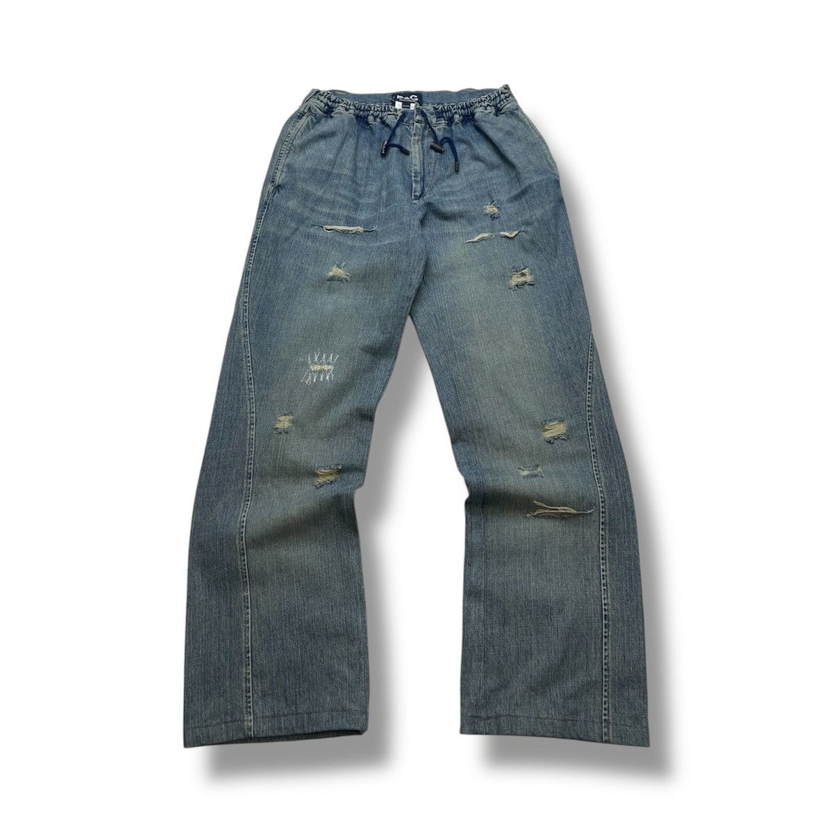 archive dolce gabbana distressed faded jeans rare