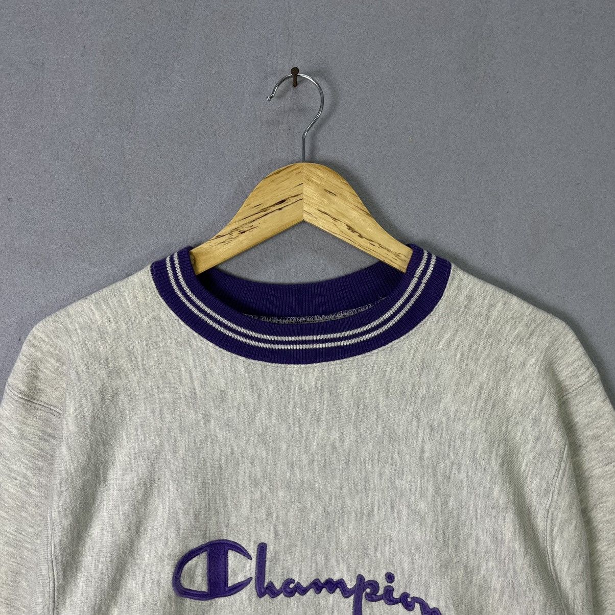 Champion Vintage 90s Champion Reverse Weave Script Crewneck Size US L / EU 52-54 / 3 - 2 Thumbnail