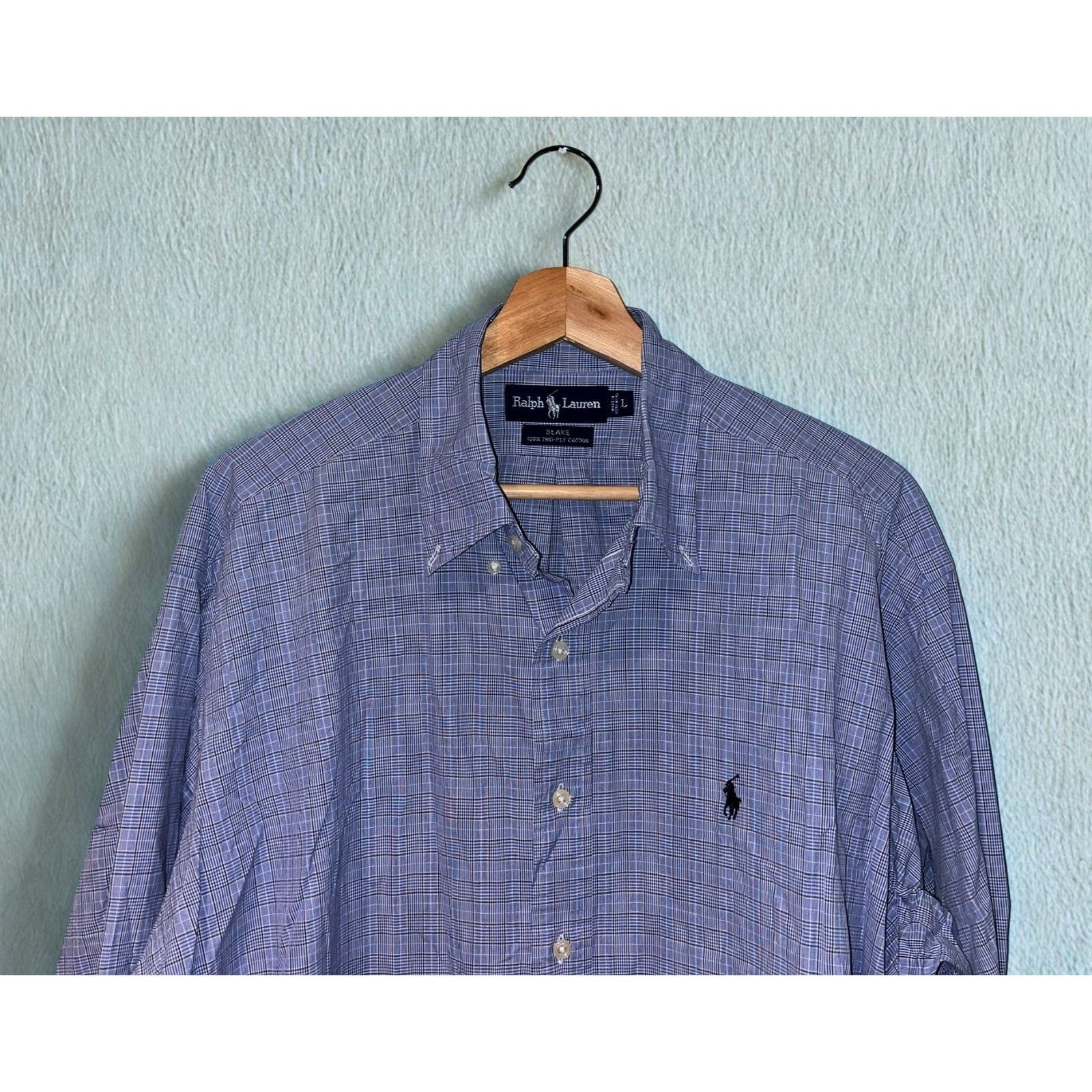 Polo Ralph Lauren Polo Ralph Lauren Blake Shirt XL Button Down 2 Ply Cotton Size US XL / EU 56 / 4 - 2 Thumbnail
