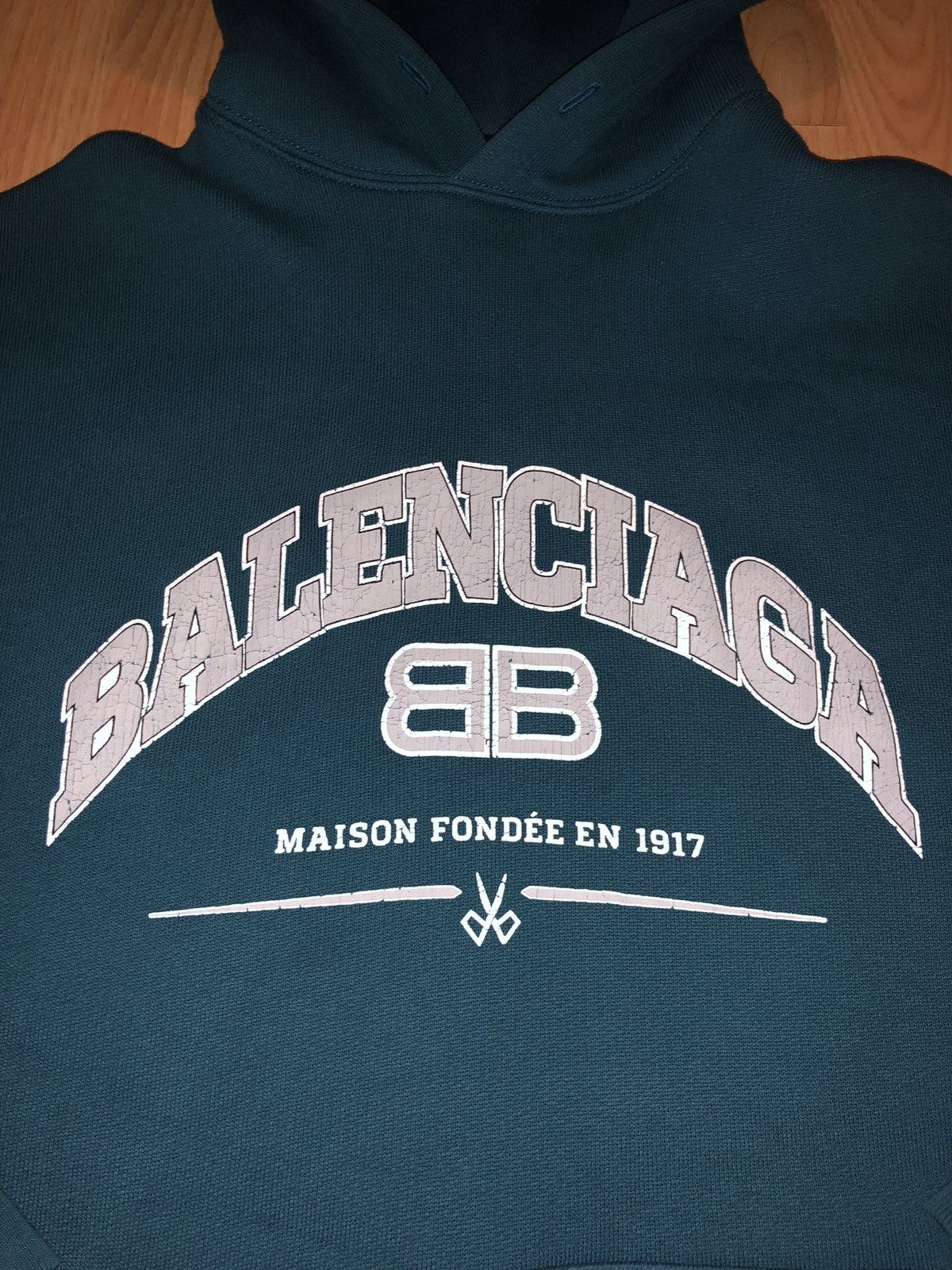 Balenciaga Maison Balenciaga Wide Fit Hoodie - Size Xtra Small Size US XS / EU 42 / 0 - 2 Thumbnail