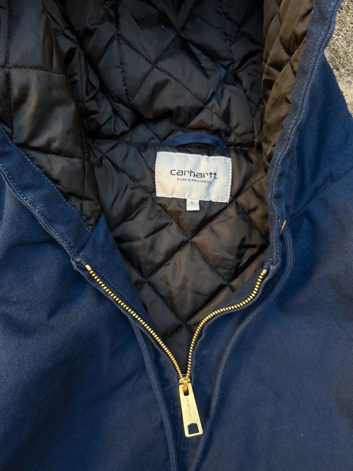 Carhartt Carhartt Detroit Heavy Jacket bomber blue Size US L / EU 52-54 / 3 - 3 Thumbnail