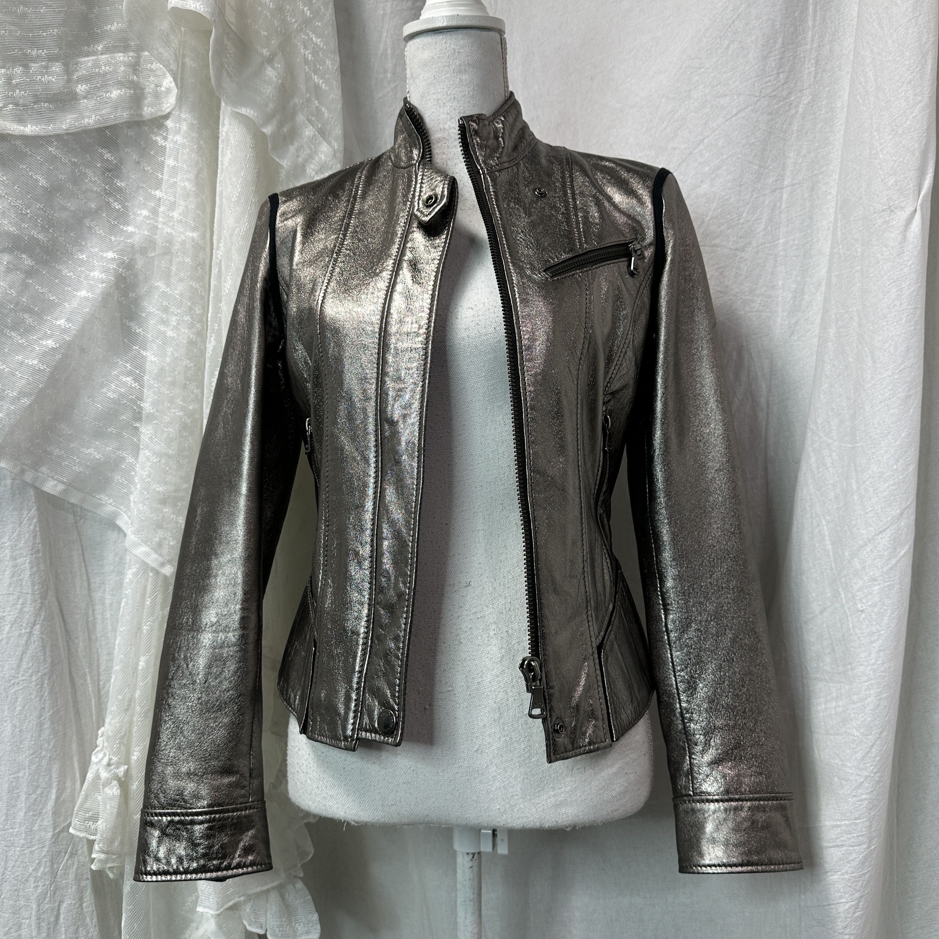 Dolce & Gabbana Vintage Leather Buckle Fitted Dolce&Gabbana Jacket 00s Size S / US 4 / IT 40 - 10 Thumbnail