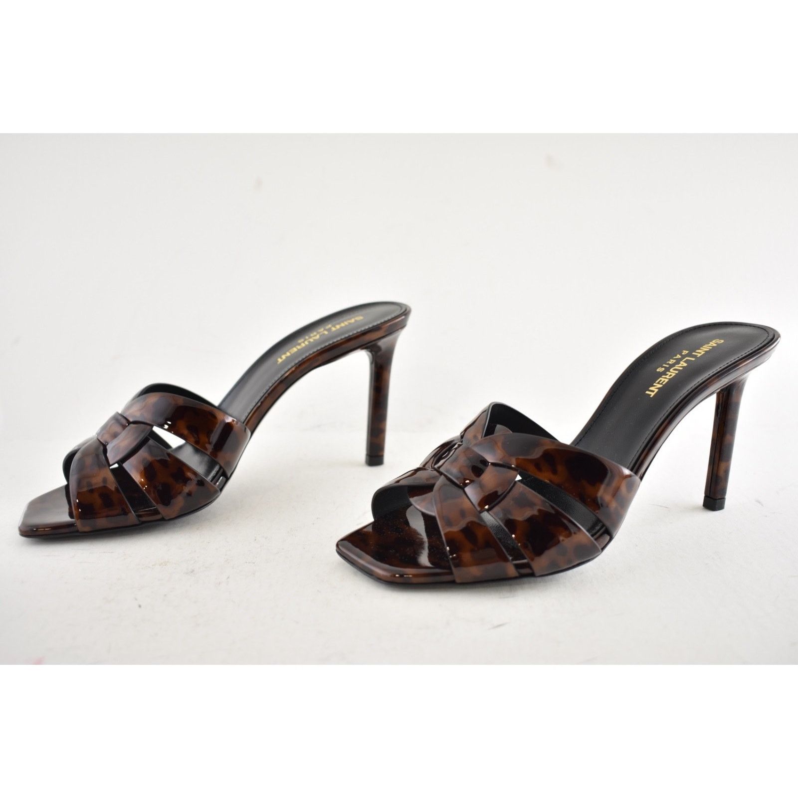 Yves Saint Laurent Saint Laurent Tribute 85 Mule Sandal Brown 37.5 Size US 7.5 / IT 37.5 - 15 Thumbnail