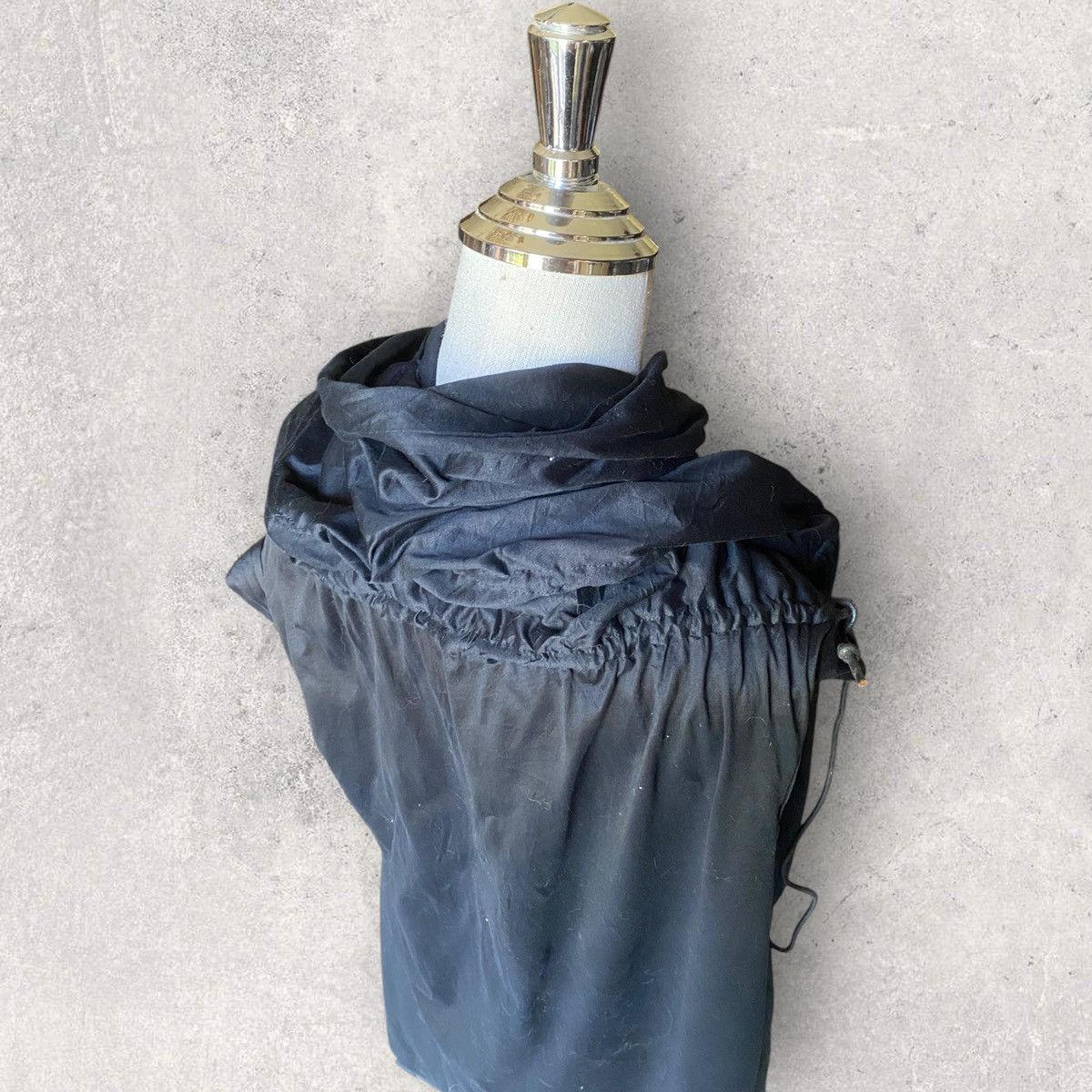 Vintage Vintage 90’s Yohji Yamamoto Leather Shrunken Cotton Vest Size S / US 4 / IT 40 - 5 Thumbnail