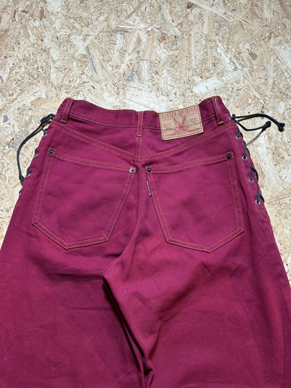 Harley Davidson Vintage Harley Davidson Wide Pants Size US 26 / EU 42 - 9 Thumbnail