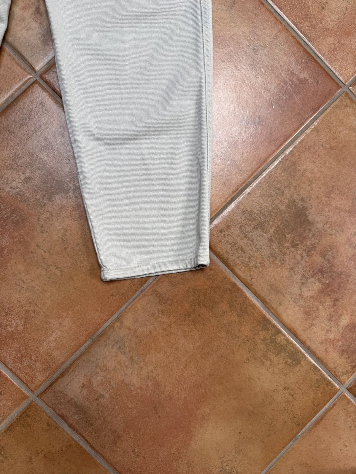 Marithe + Francois Girbaud Vintage Cream Stone Washed Girbaud Denim Pants Size US 30 / EU 46 - 4 Thumbnail
