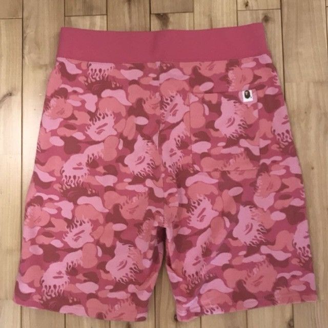 Bape BAPE Fire camo pink sweat shorts a bathing ape flame size XL Size US 36 / EU 52 - 2 Thumbnail