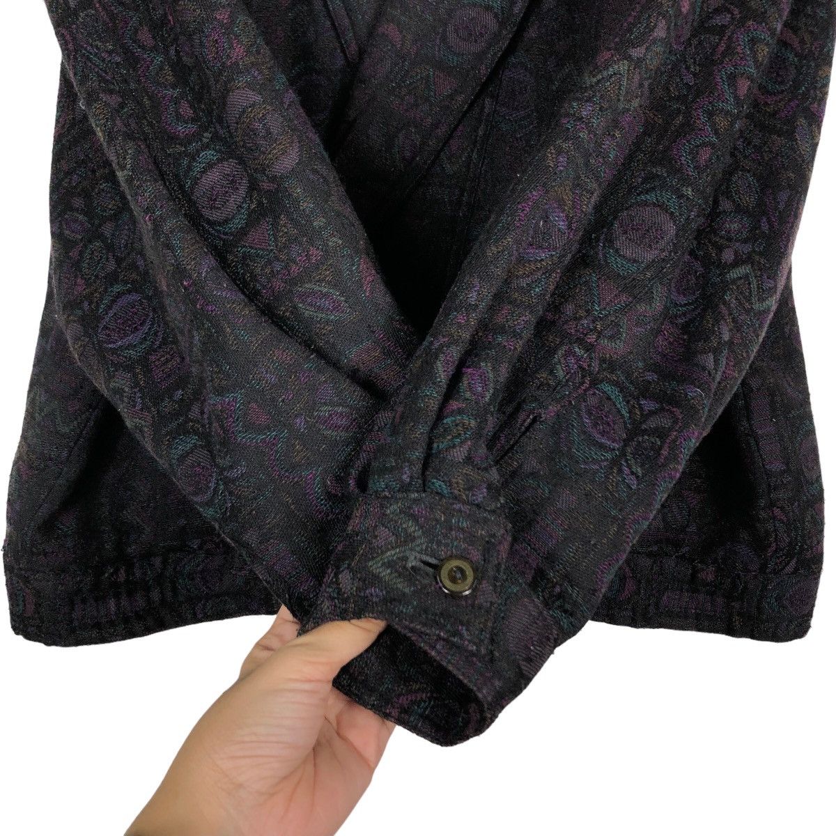 Japanese Brand Vintage Bomber Jacket Arora Full Print Double Breast Collar Size US L / EU 52-54 / 3 - 15 Thumbnail