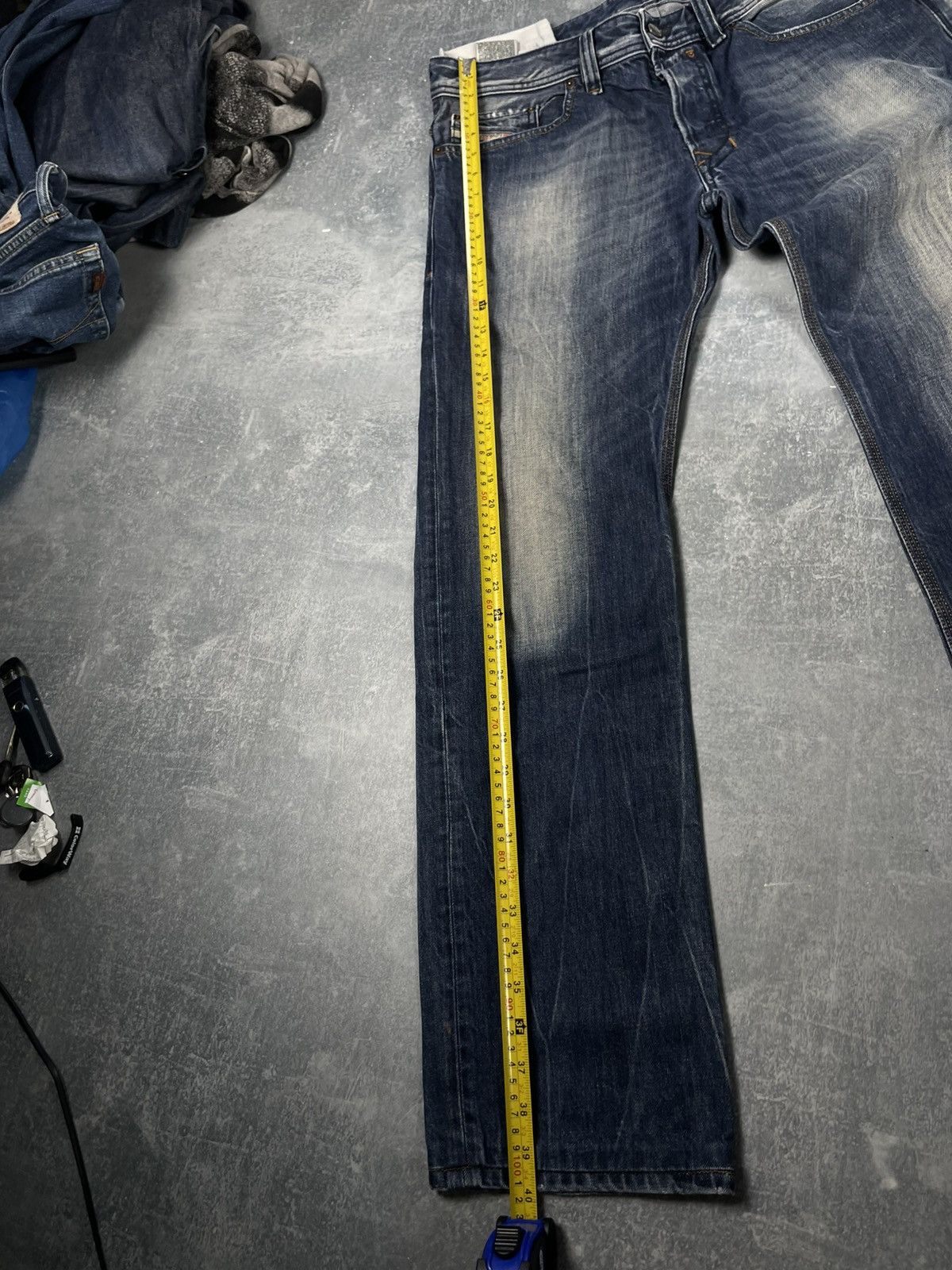 Diesel Crazy baggy Diesel Safado faded denim jeans Size US 33 - 9 Thumbnail