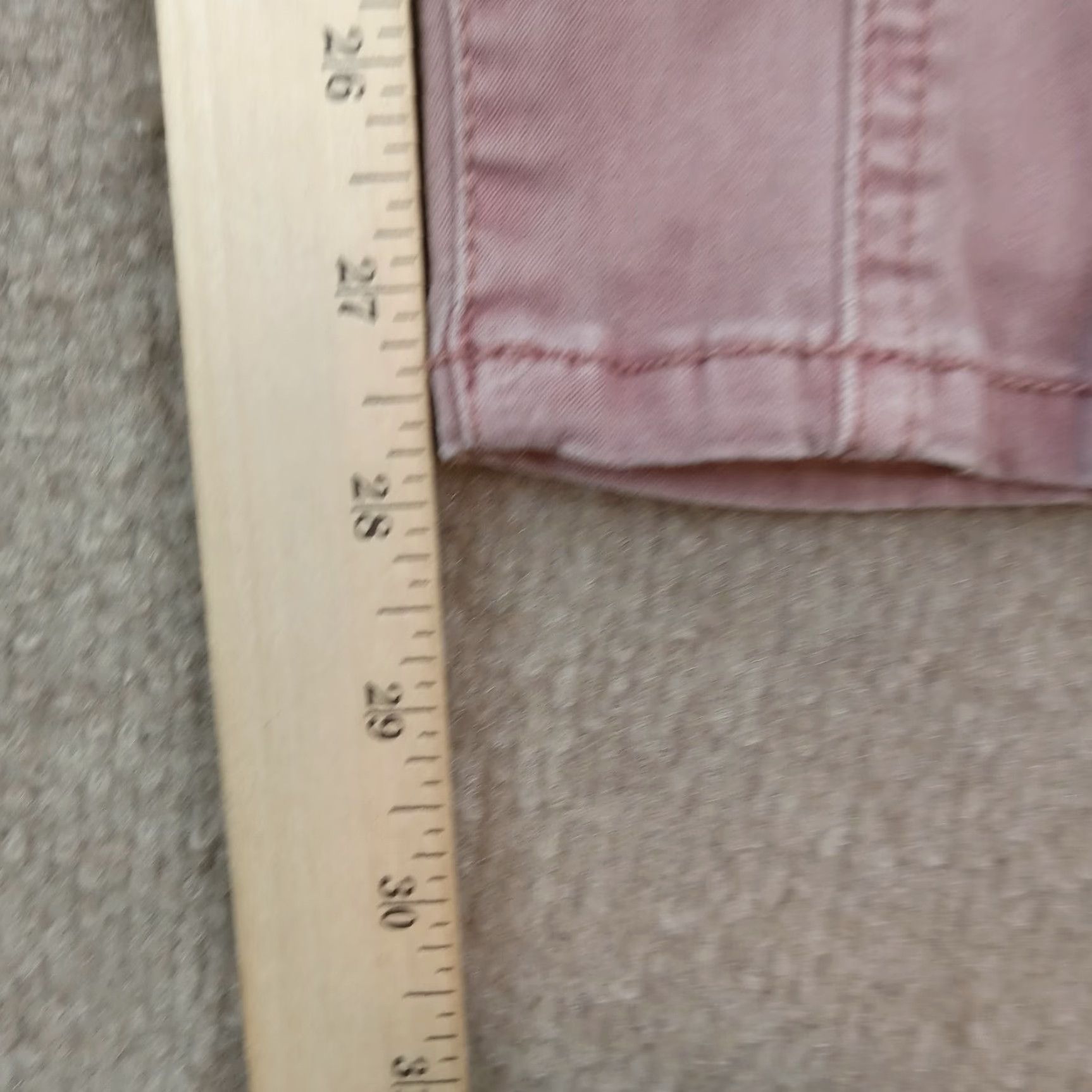 American Eagle Outfitters American Eagle Womens Purple Jegging Size 0 Mid Rise Stretch Cotton Size 25" / US 0 / IT 36 - 3 Thumbnail