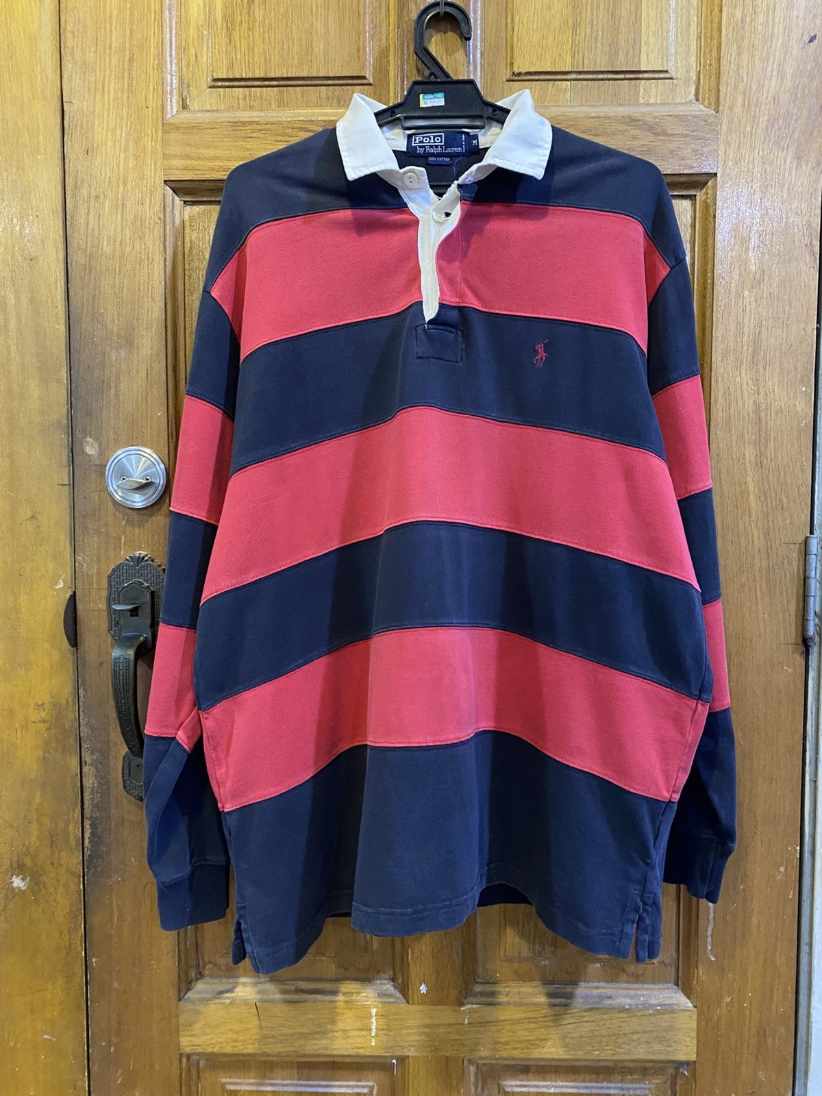 Polo Ralph Lauren Polo Ralph Lauren Striped Rugby Shirt Size US M / EU 48-50 / 2 - 1 Thumbnail