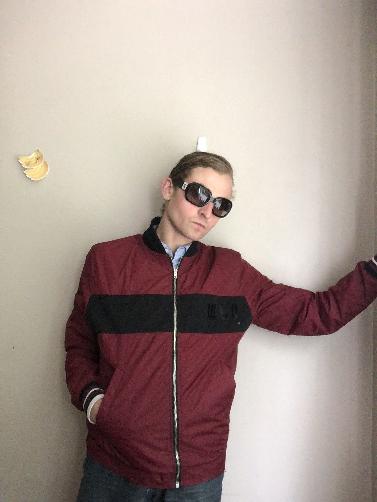 Alexander McQueen McQ Alexander McQueen Oxblood Logo Windbreaker Size US M / EU 48-50 / 2 - 17 Thumbnail