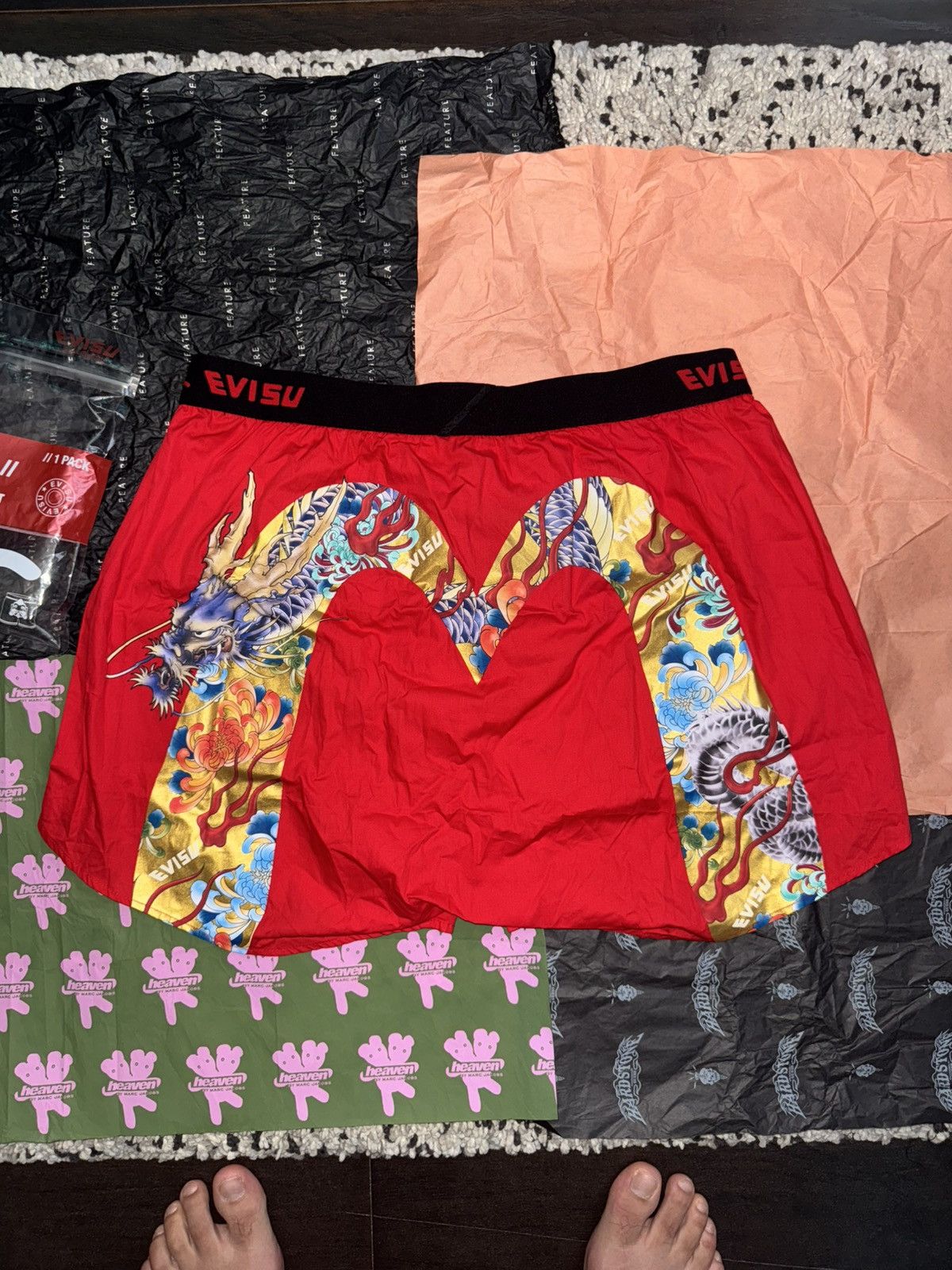 Evisu EVISU BOXERS UNDERWEAR - Custom RARE Size 34 - 4 Thumbnail