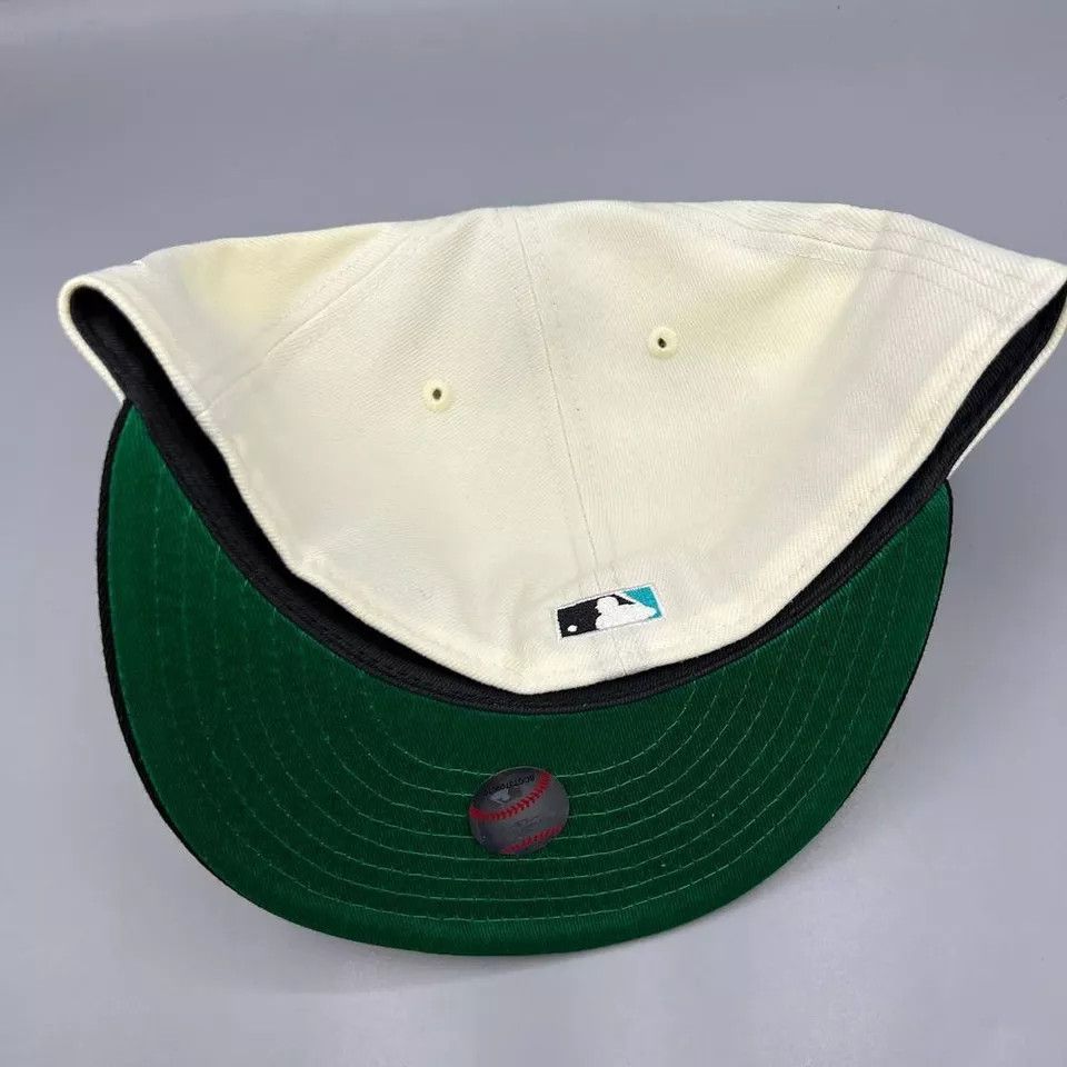 New Era Florida Marlins Hat Men 7 5/8 59Fifty New Era MLB Fitted Cap Size ONE SIZE - 5 Thumbnail