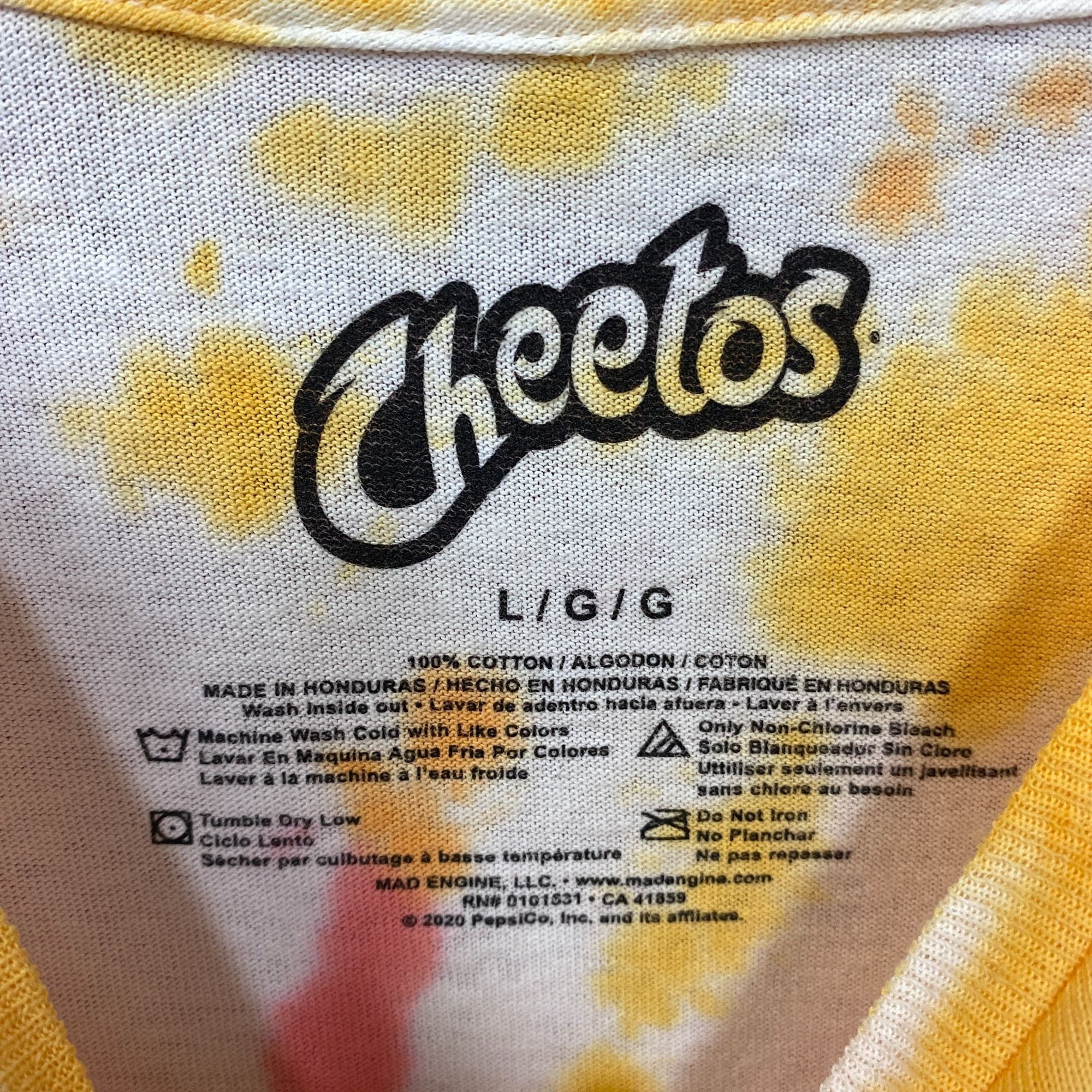 Other Cheetos Flamin' Hot Promo Tie Dye Long Sleeve T-Shirt Large Size US L / EU 52-54 / 3 - 4 Thumbnail
