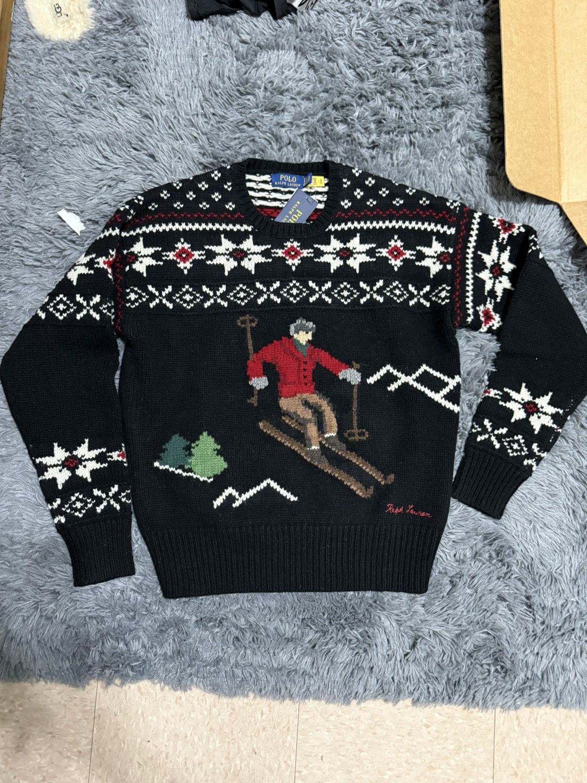 Polo Ralph Lauren Polo Ralph Lauren Wool Skier Sweater Size US S / EU 44-46 / 1 - 1 Thumbnail