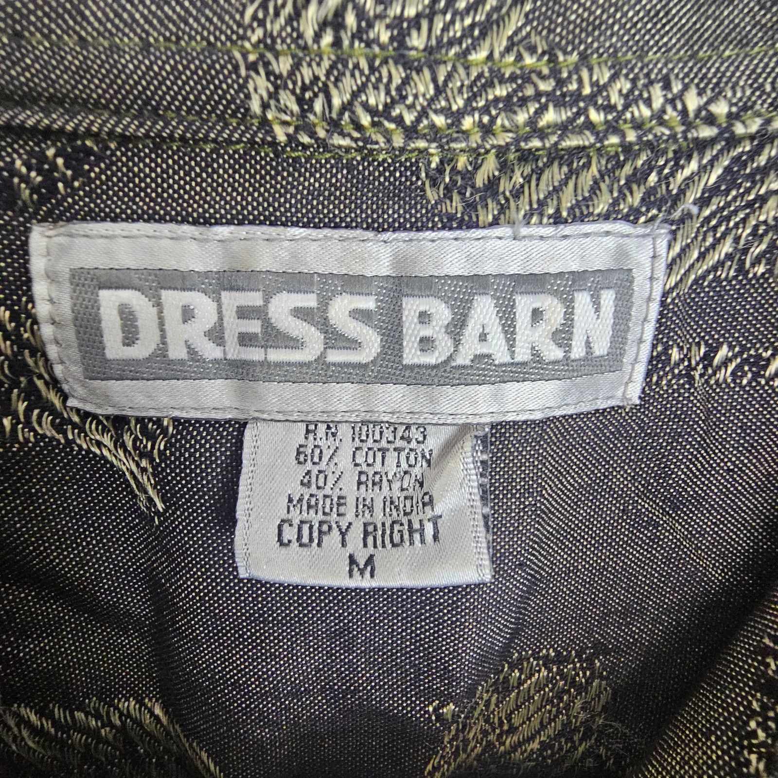 Vintage Vintage Dress Barn Tiger Print Button Shirt M Maximalist Size M / US 6-8 / IT 42-44 - 6 Thumbnail