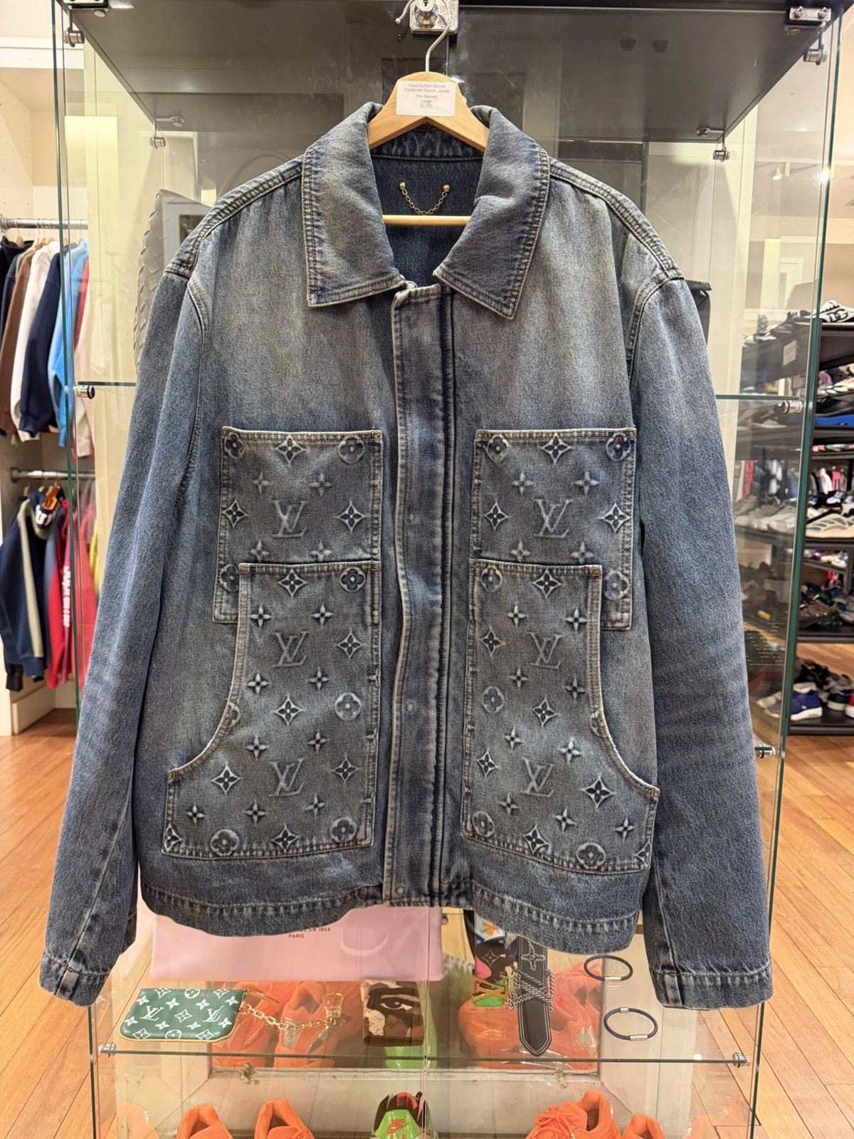 Louis Vuitton Louis Vuitton Denim Carpenter Monogram Jacket Size US XXL / EU 58 / 5 - 1 Thumbnail