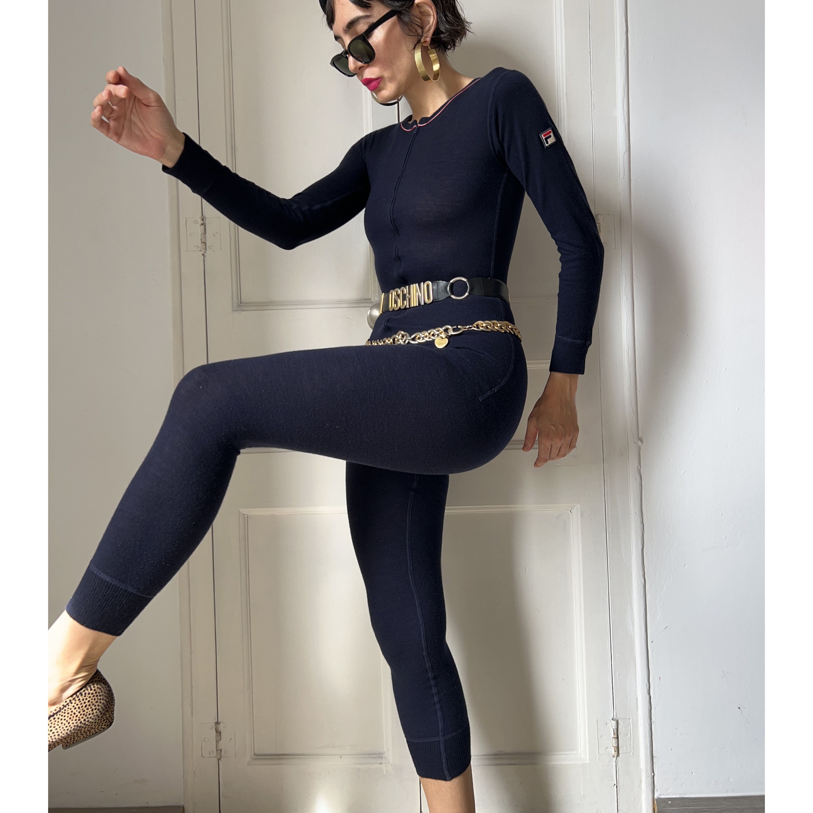 Fila 80s Fila Maglificio Biellese Wool Cotton Thermal Union Suit Size US 36 / EU 52 - 7 Thumbnail