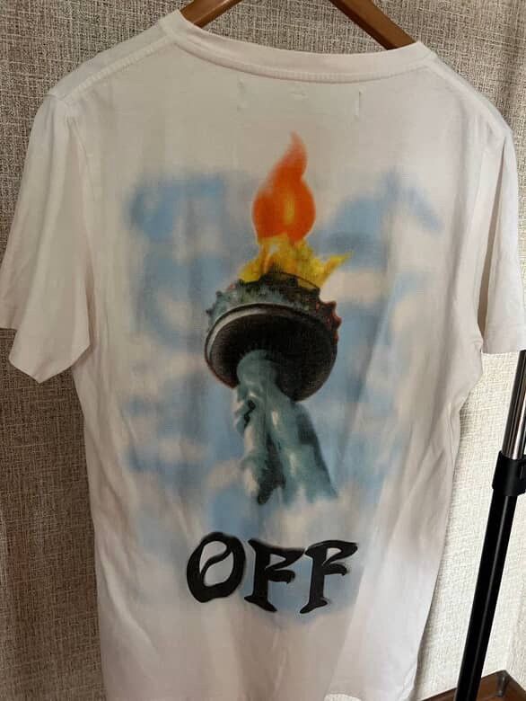 Off-White Off-White Statue of Liberty Graphic T-Shirt Size US S / EU 44-46 / 1 - 4 Thumbnail