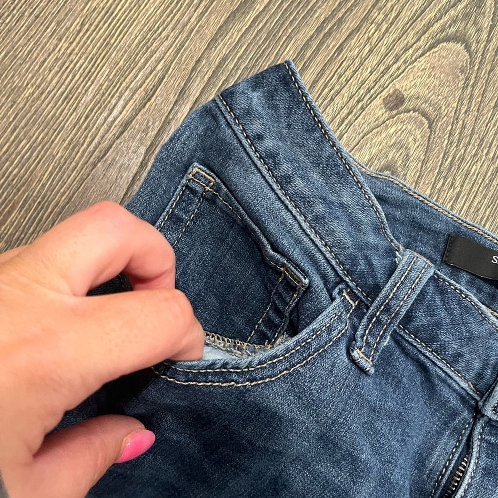 Vintage Simply Vera Wang Jeans Bootcut Mid Rise Medium Wash Size 2 Size 26" / US 2 / IT 38 - 2 Thumbnail