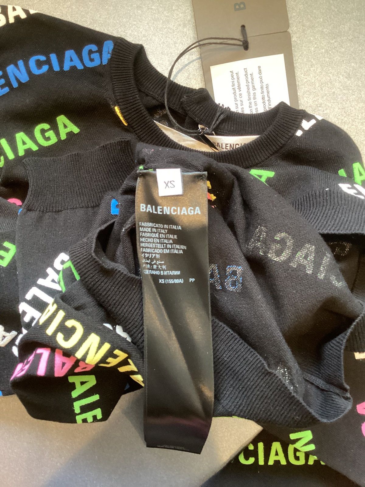 Balenciaga Balenciaga logo stamped sweater Size XS / US 0-2 / IT 36-38 - 3 Thumbnail