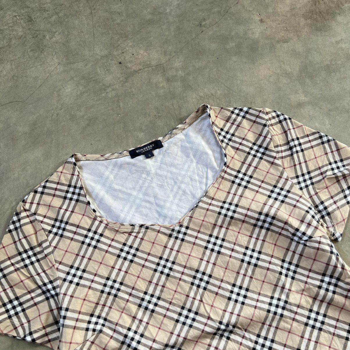 Burberry Vintage Burberry London nova check T-shirt Size S / US 4 / IT 40 - 2 Thumbnail