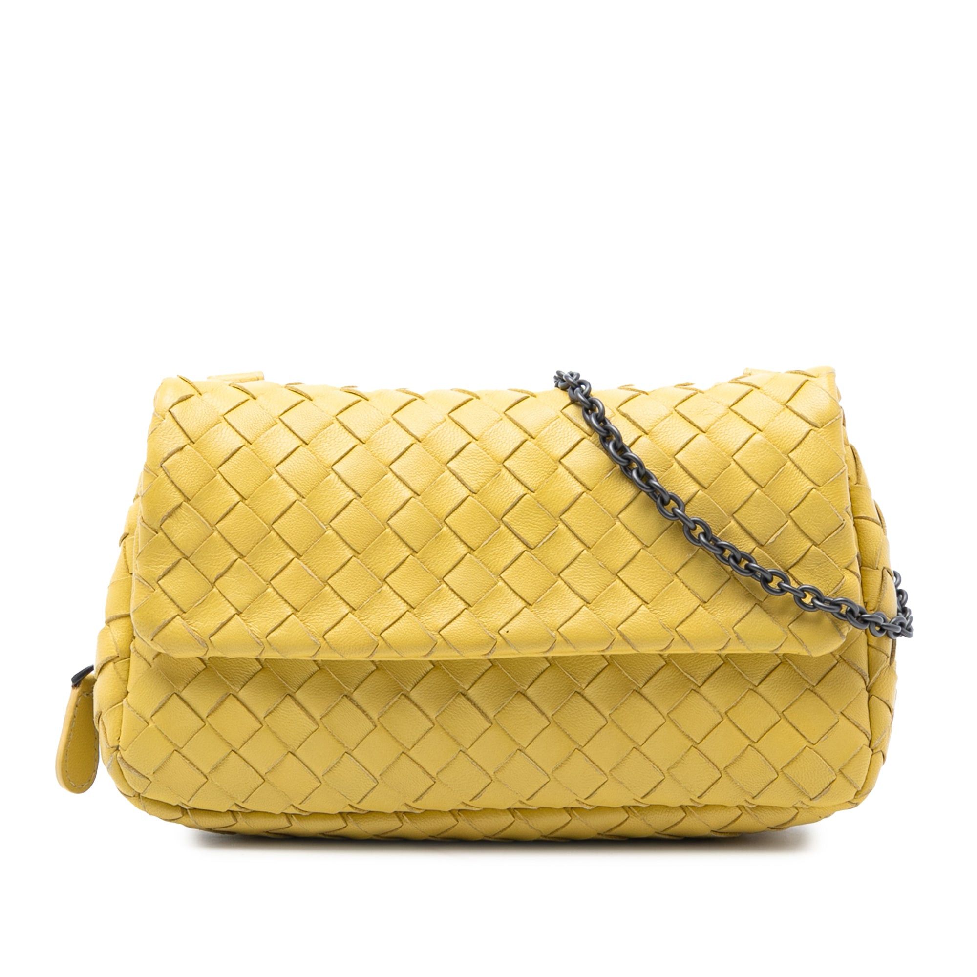 Bottega Veneta Mini Nappa Intrecciato Expandable Chain Flap Crossbody Size ONE SIZE - 1 Thumbnail