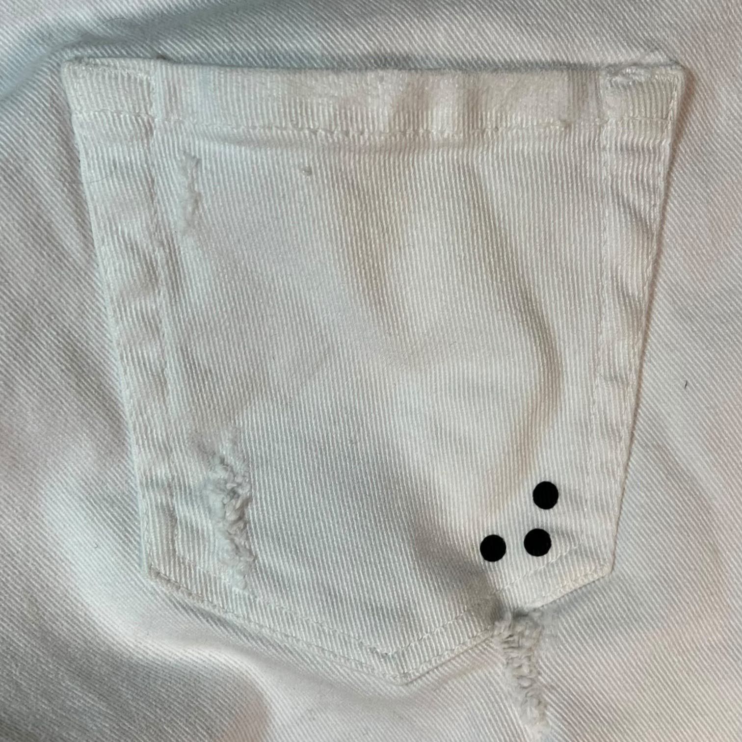 Other Jijil Made in Italy White Denim Women's 32/46 Low Rise Size 32" / US 10 / IT 46 - 9 Thumbnail