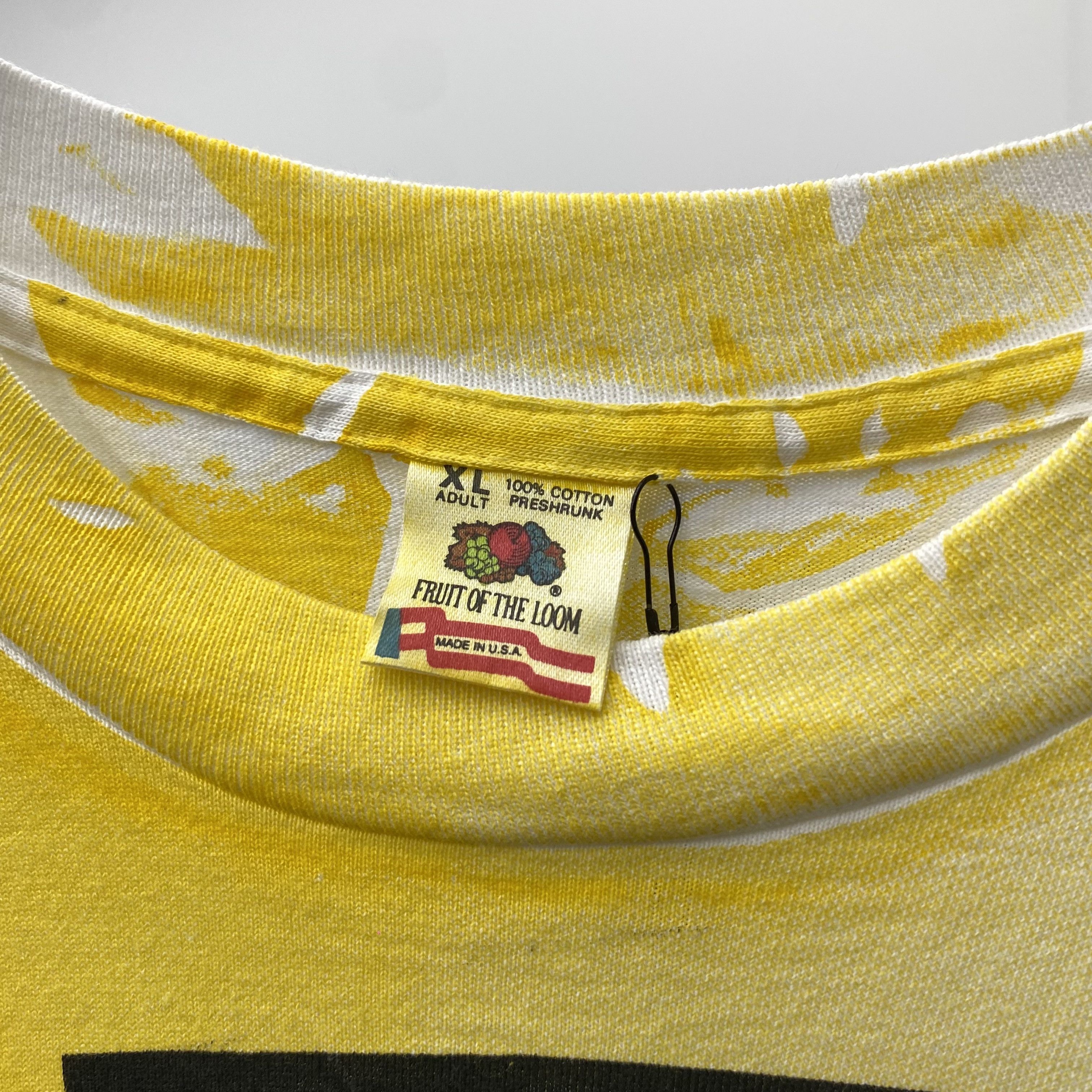 WWF RAZOR RAMON Rare WWF Vintage 1993 All Overprint Shirt Size US XL / EU 56 / 4 - 3 Thumbnail