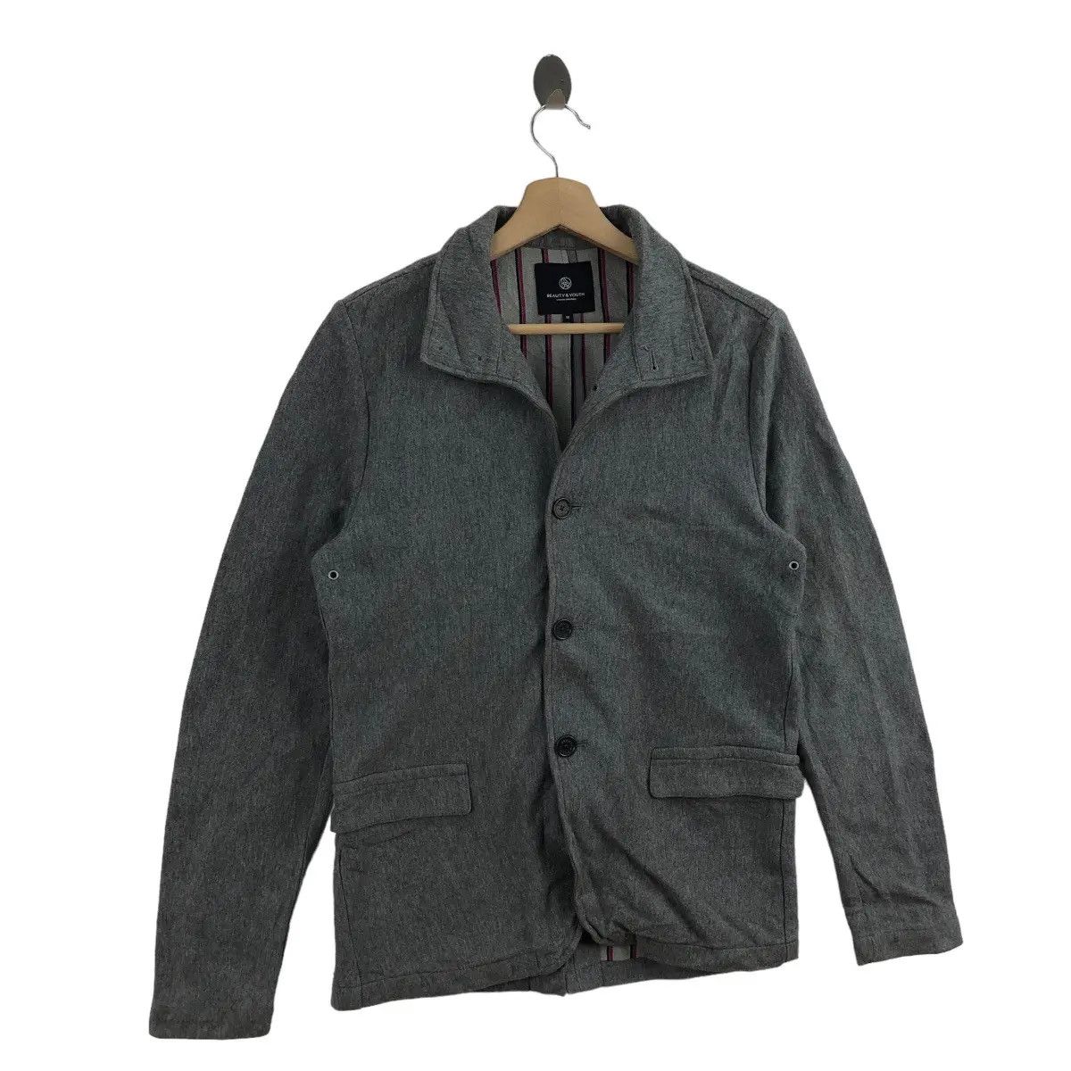 BEAUTY&YOUTH × United Arrows Vtg BEAUTY YOUTH JAPAN United Arrows Gray Tactical Jacket Size M / US 6-8 / IT 42-44 - 3 Thumbnail
