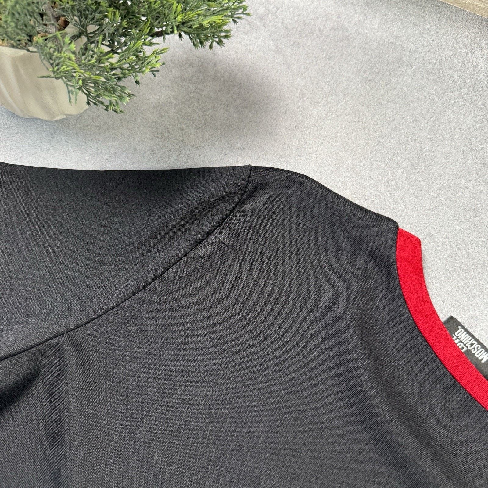 Moschino LOVE MOSCHINO Embellished Stretch Jersey Dress Black Size M / US 6-8 / IT 42-44 - 19 Thumbnail