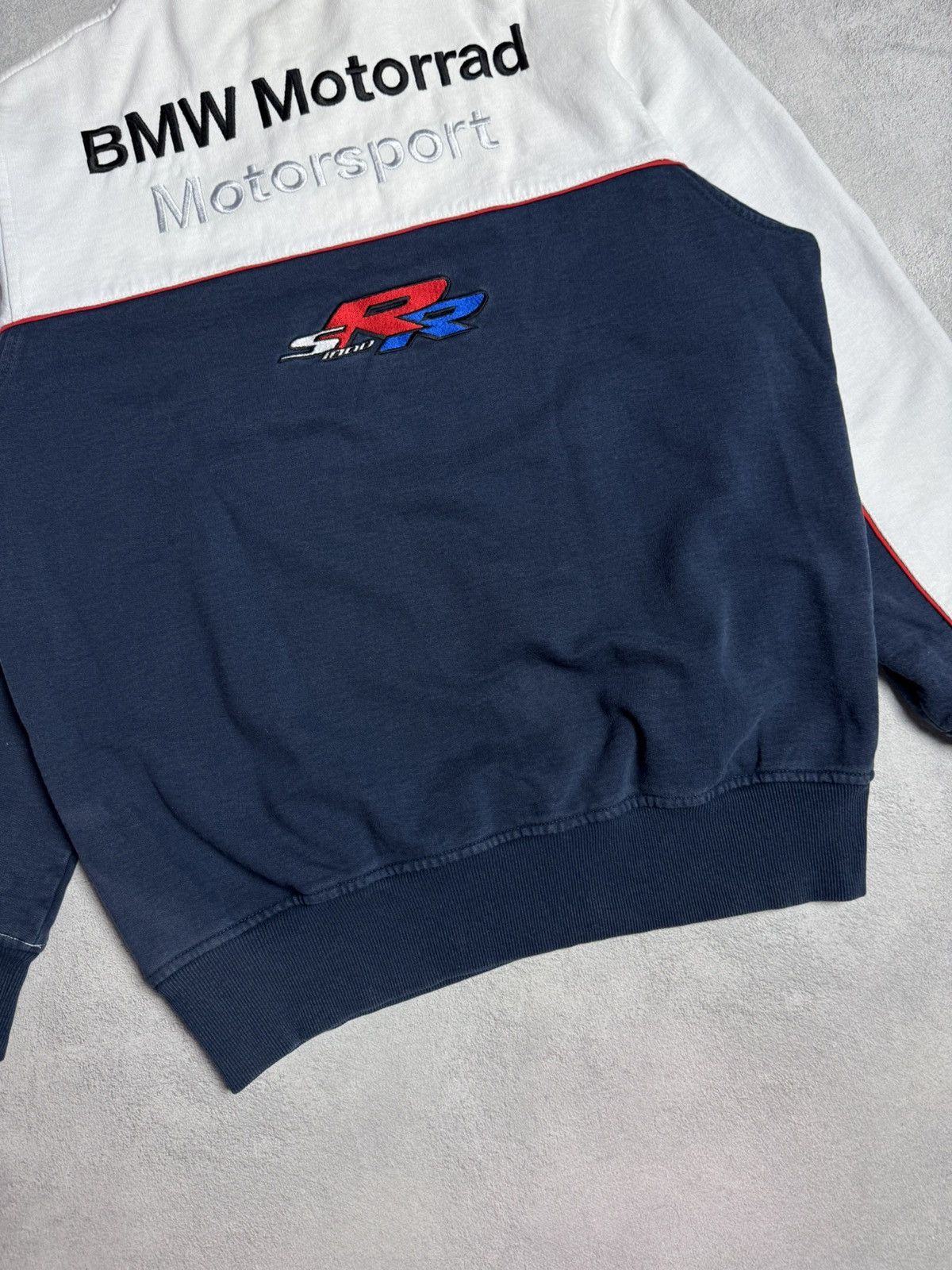 BMW BMW Motorrad Cotton 1/4 Zip Racing Sweatshirt Big Logo Size US L / EU 52-54 / 3 - 13 Thumbnail