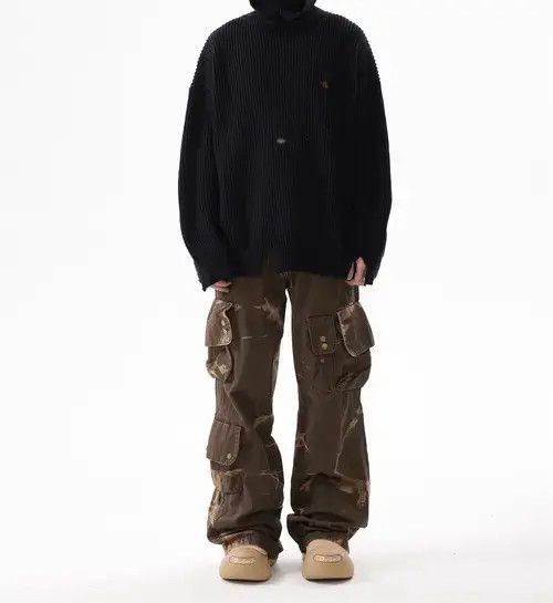 Ninth Hall Camo Stack Denim Jeans Size US 32 / EU 48 - 4 Thumbnail