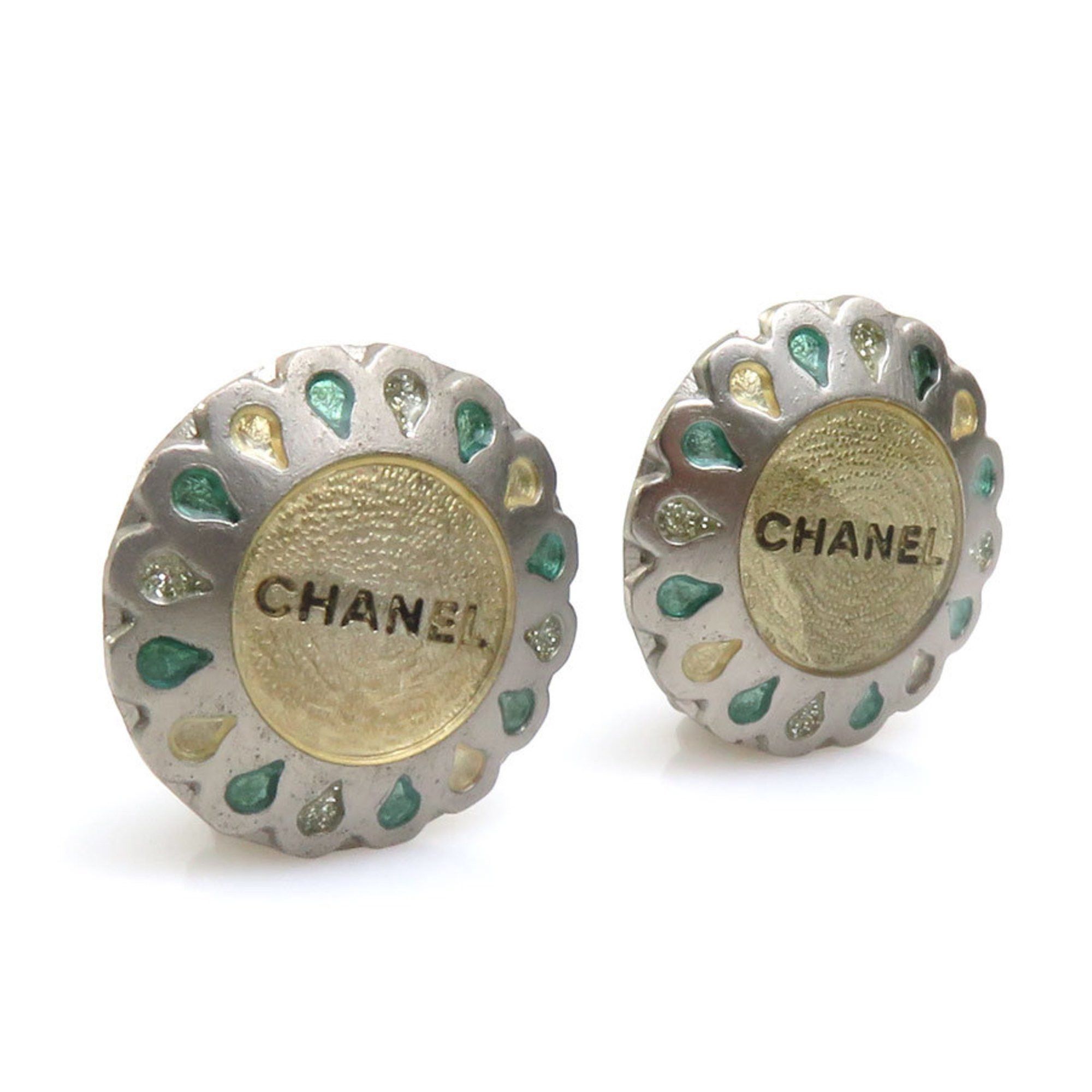 image of Chanel Metal Silver Earrings For Women H30281F