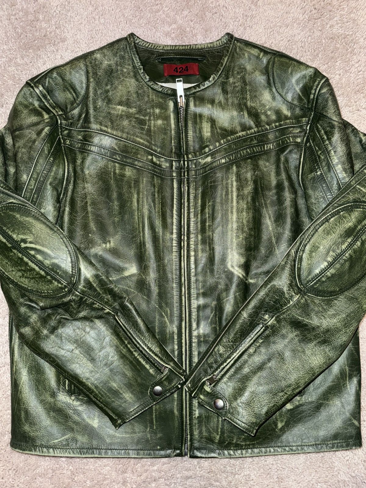 424 424 Tokyo Leather Jacket Size US M / EU 48-50 / 2 - 2 Thumbnail