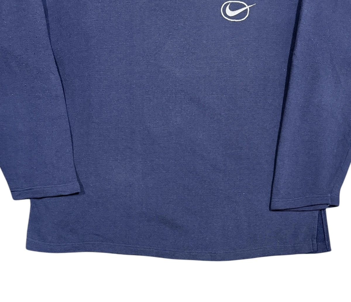 Nike Vtg🔥Y2k Sunfaded Nike Swoosh Eric Logo Longsleeve Size US L / EU 52-54 / 3 - 4 Thumbnail