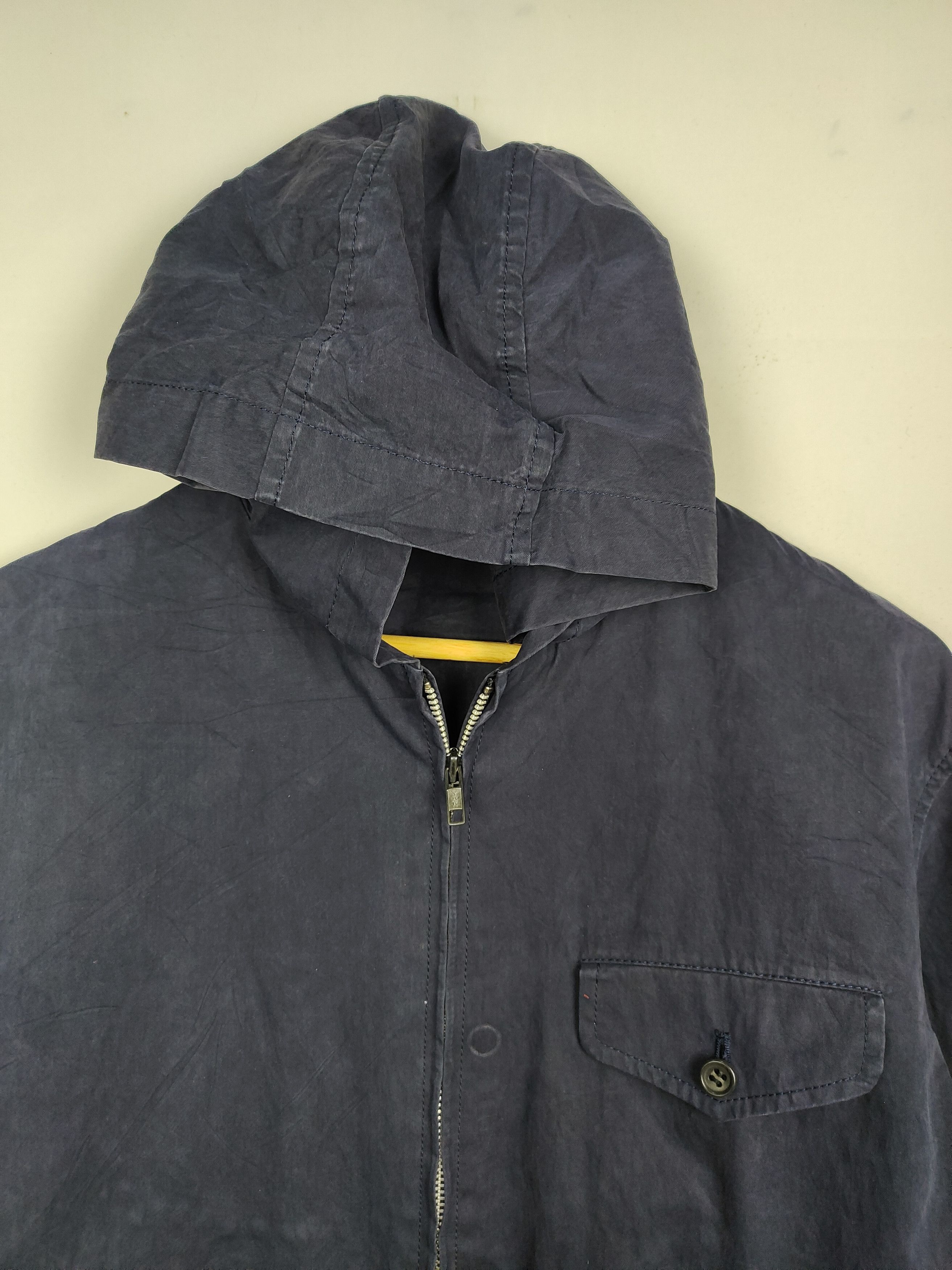 Issey Miyake Vtg Issey Miyake Denim Hood Jacket size M japan streetwear Size US M / EU 48-50 / 2 - 2 Thumbnail