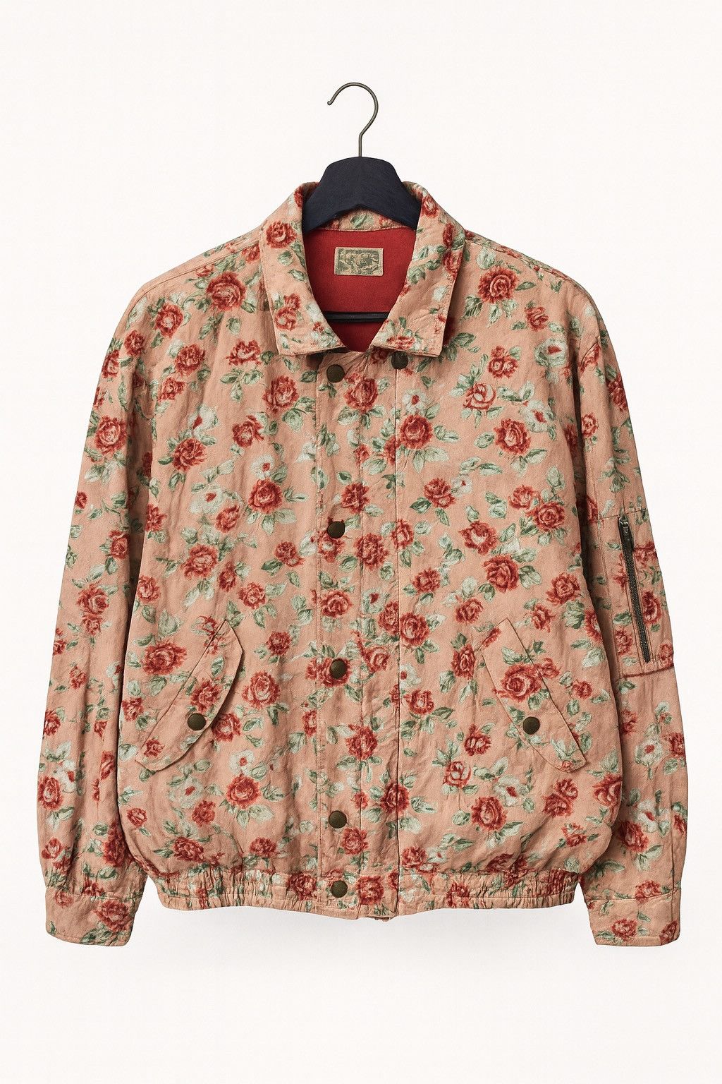 Japanese Brand Vintage Vieux Port Reversible Floral Jacket Japan Made Size US L / EU 52-54 / 3 - 3 Thumbnail