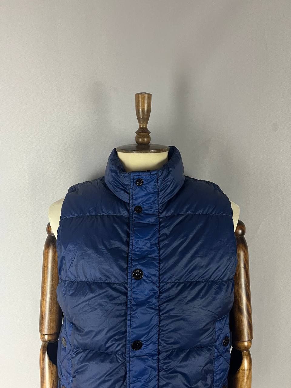 Stone Island Stone Island Garment Dyed Down Vest Navy Size US XL / EU 56 / 4 - 2 Thumbnail