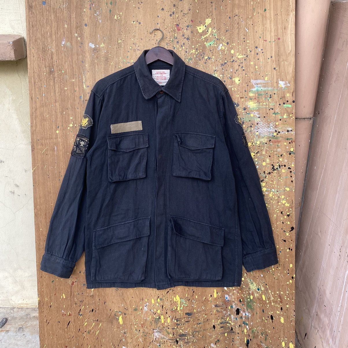 Vintage Vintage Black Nato Us Army M65 Jacket Size US L / EU 52-54 / 3 - 1 Thumbnail