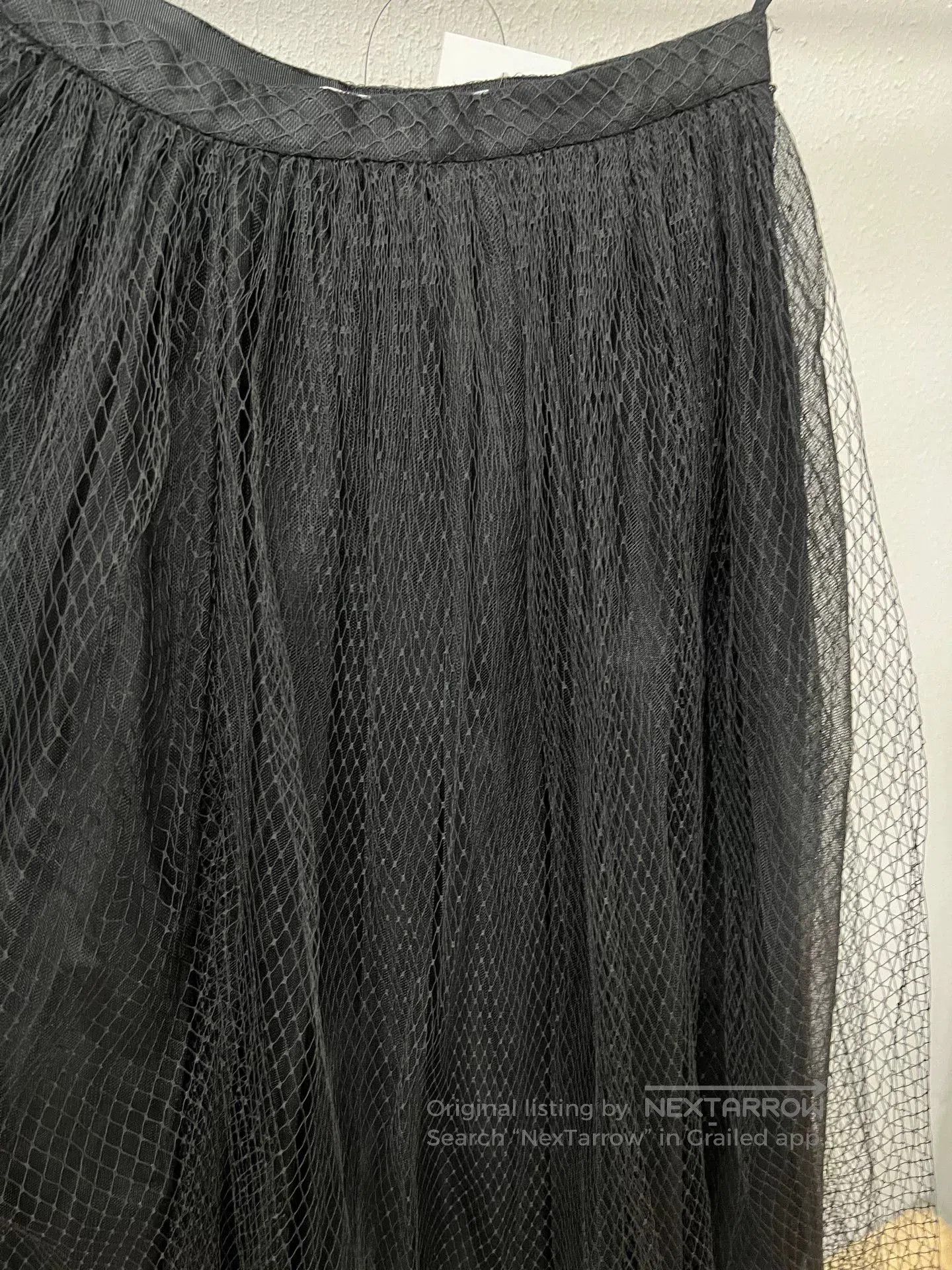 Dior Dior Classic Black Tulle Skirt. Size 35" - 3 Thumbnail