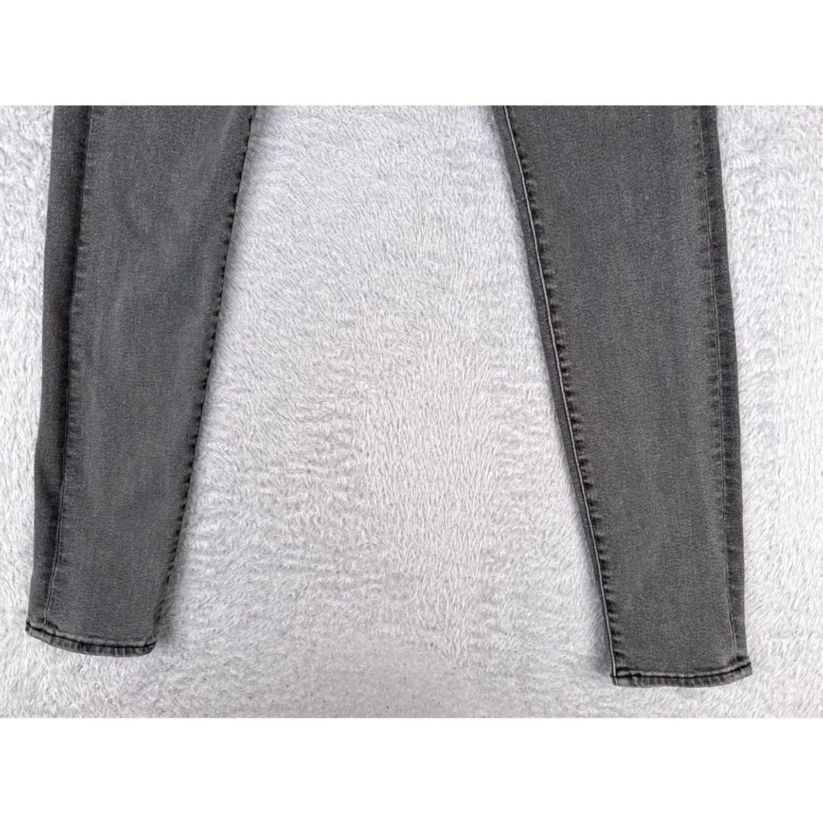 Levi's Levi's Women Skinny Jeans 27 Black Denim 26x30 Vintage Style Stretch Distressed Mid Rise Casual Size 27" / US 4 / IT 40 - 2 Thumbnail