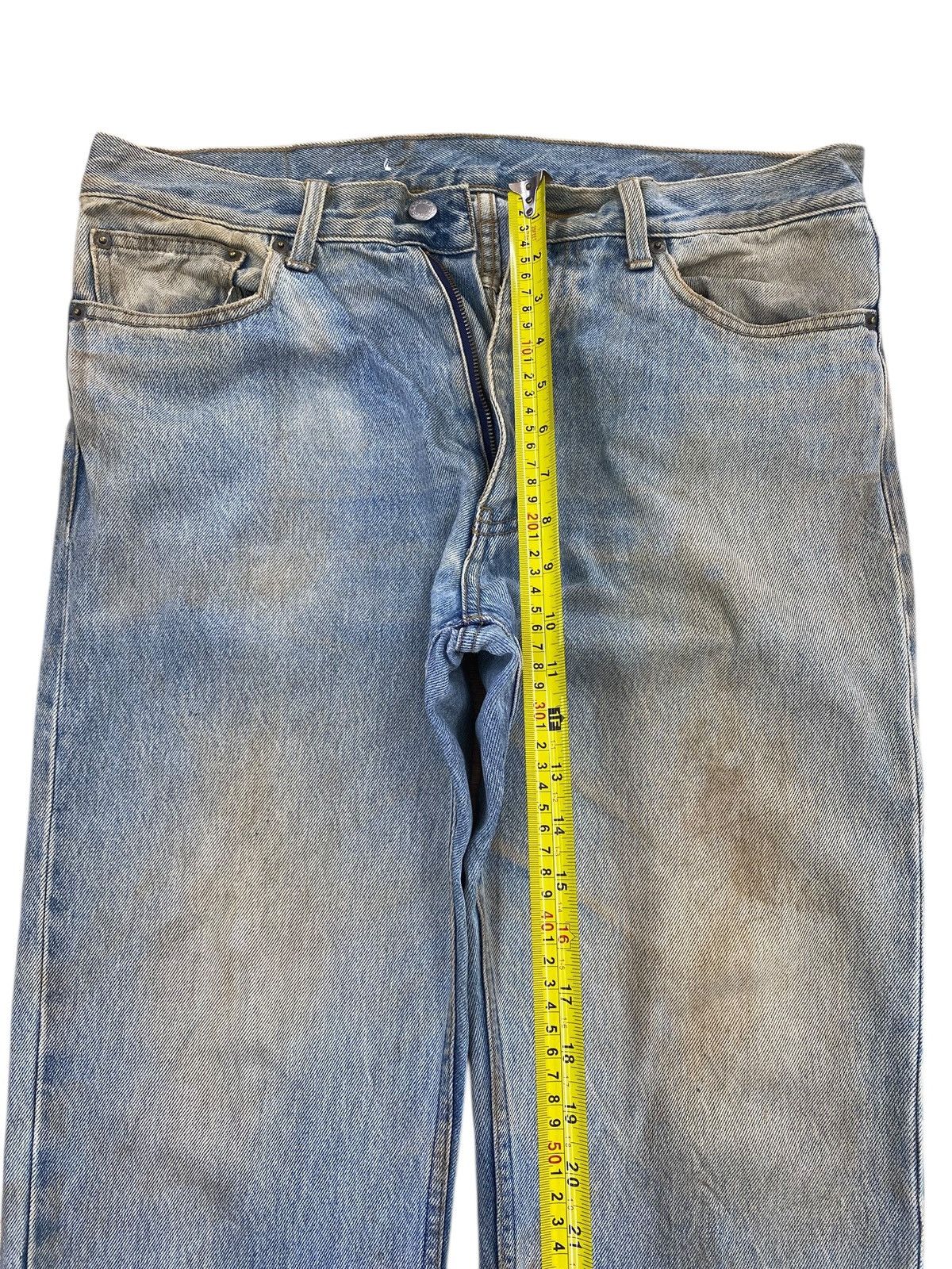 Japanese Brand Japanese Brand Dirty Mud Wash Style Loose Jeans Size US 34 / EU 50 - 6 Thumbnail